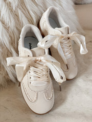 Step Ahead Sneakers in Cream