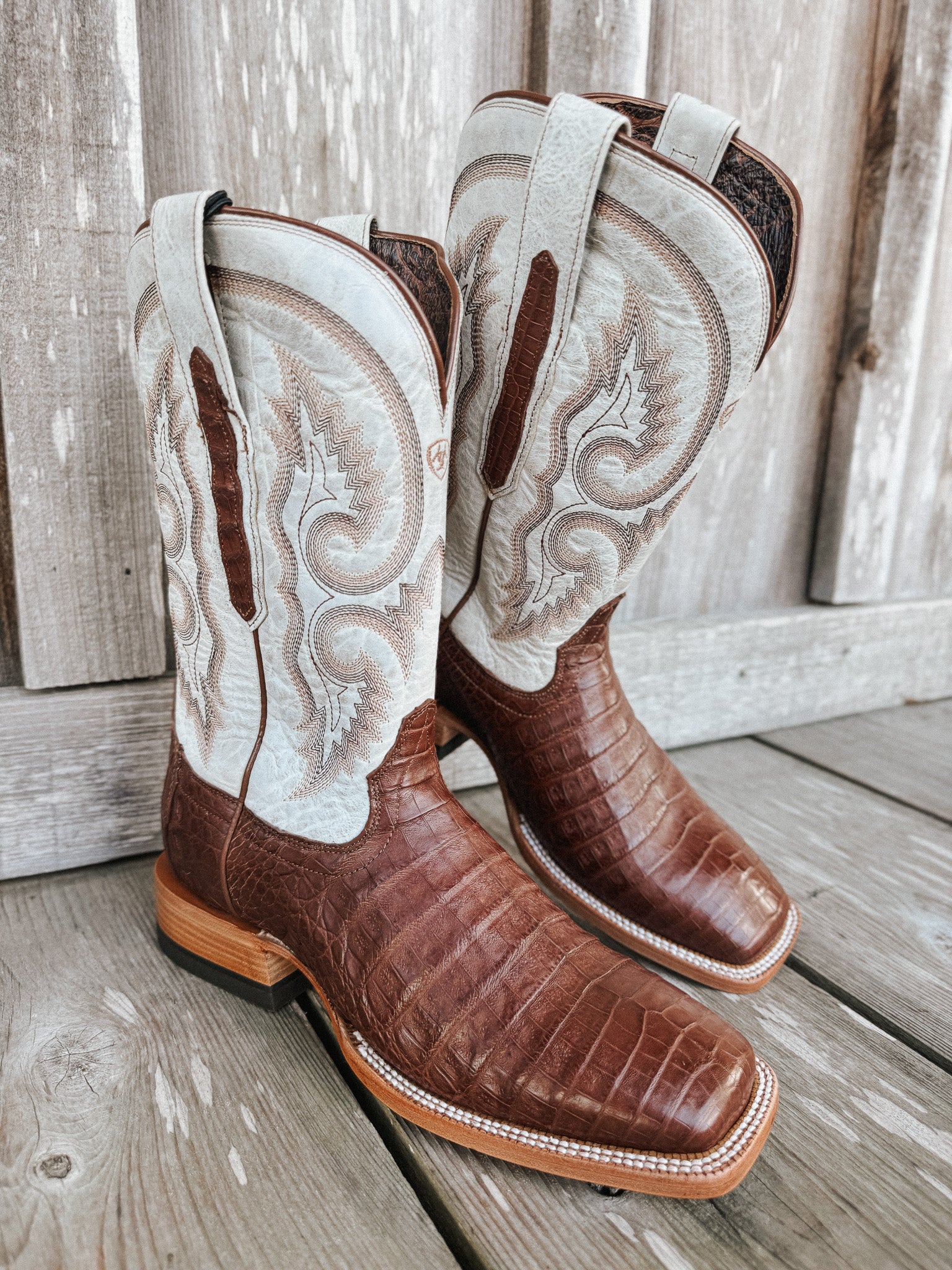 Men's Ariat Classic Callen Wide Square Toe Western Boots – Boot