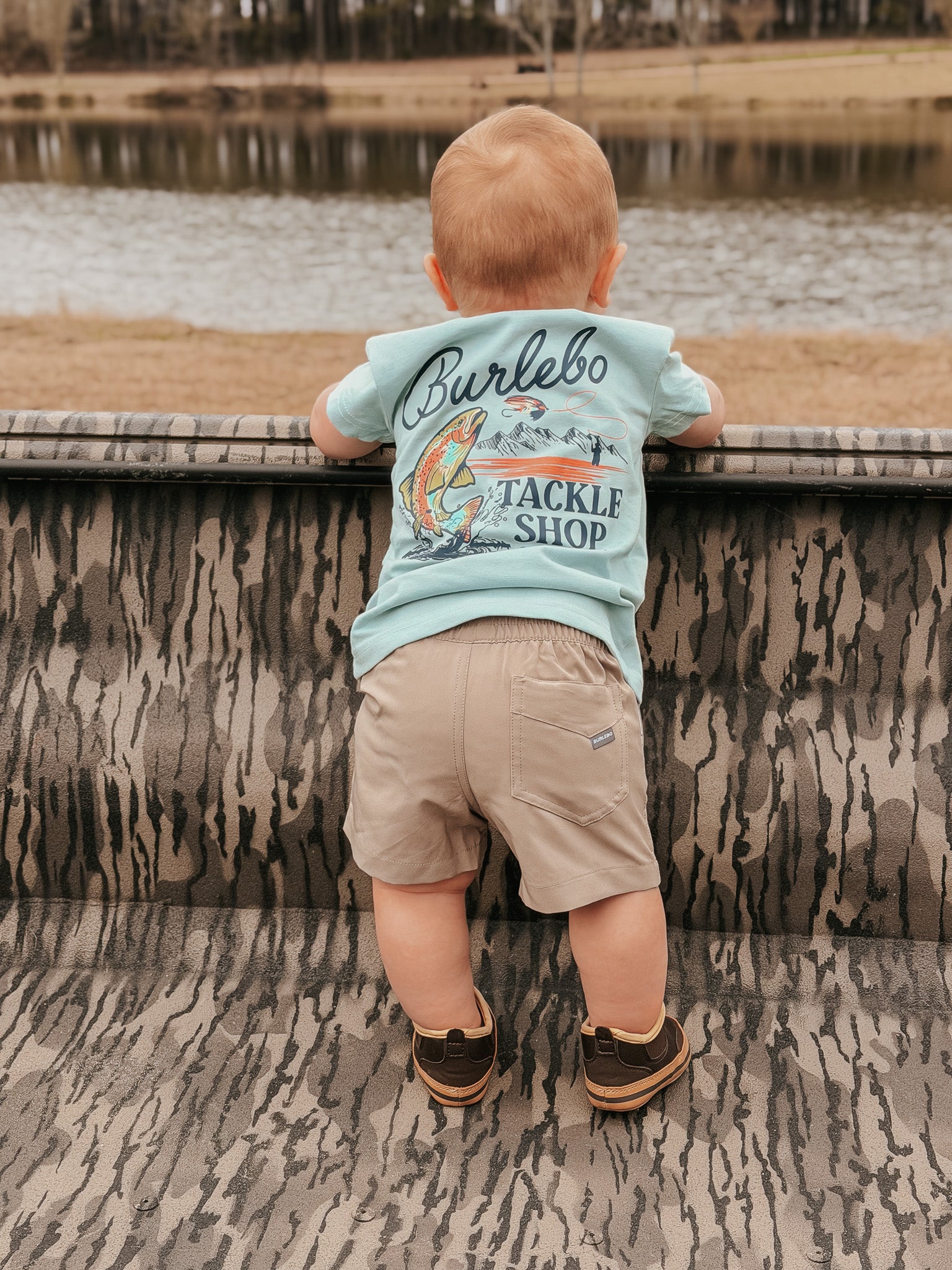 Burlebo Youth & Toddler Everyday Shorts - Cobblestone Khaki