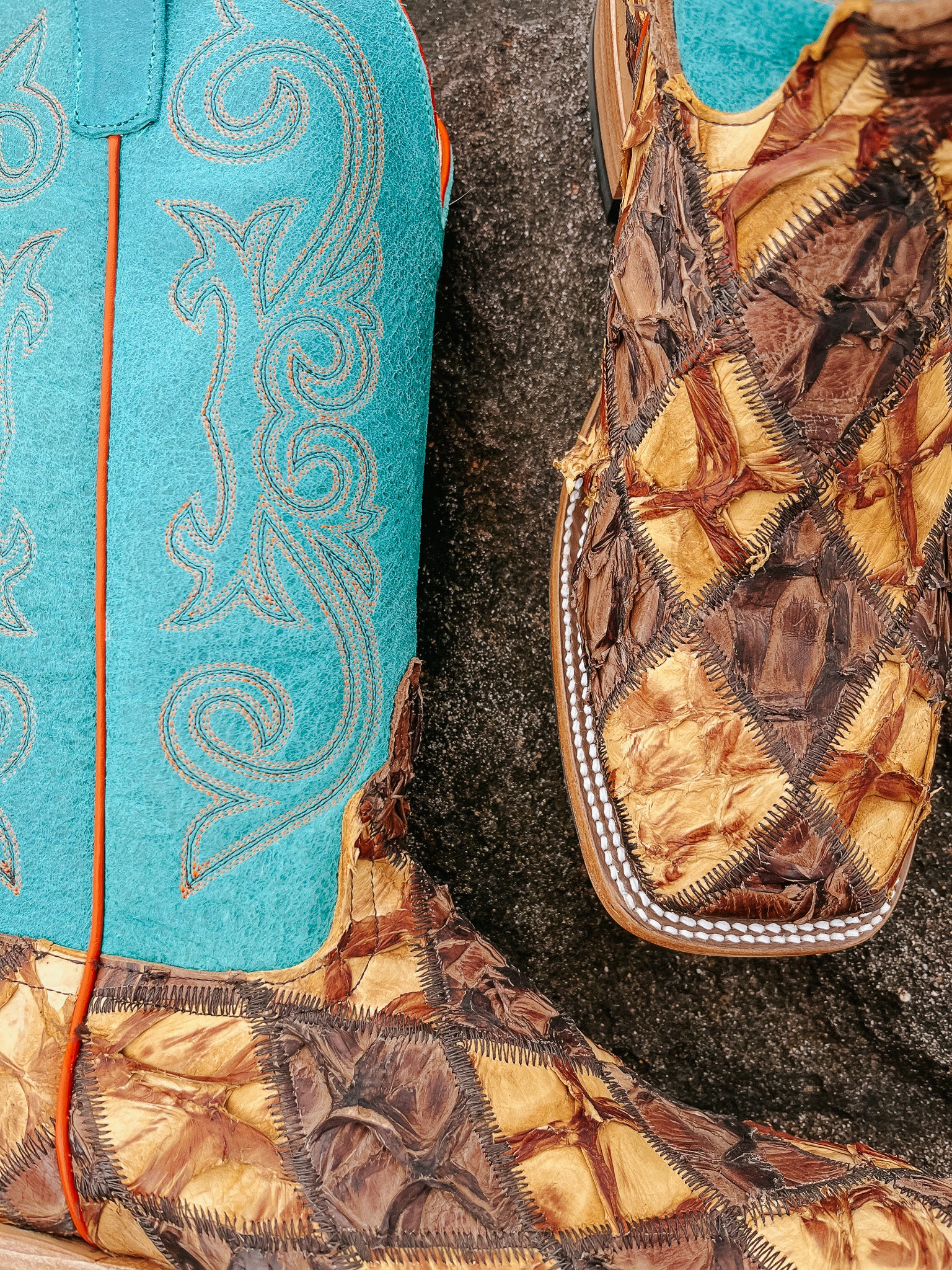 Botas vaqueras Horse Power Patchwork Big Bass para hombre