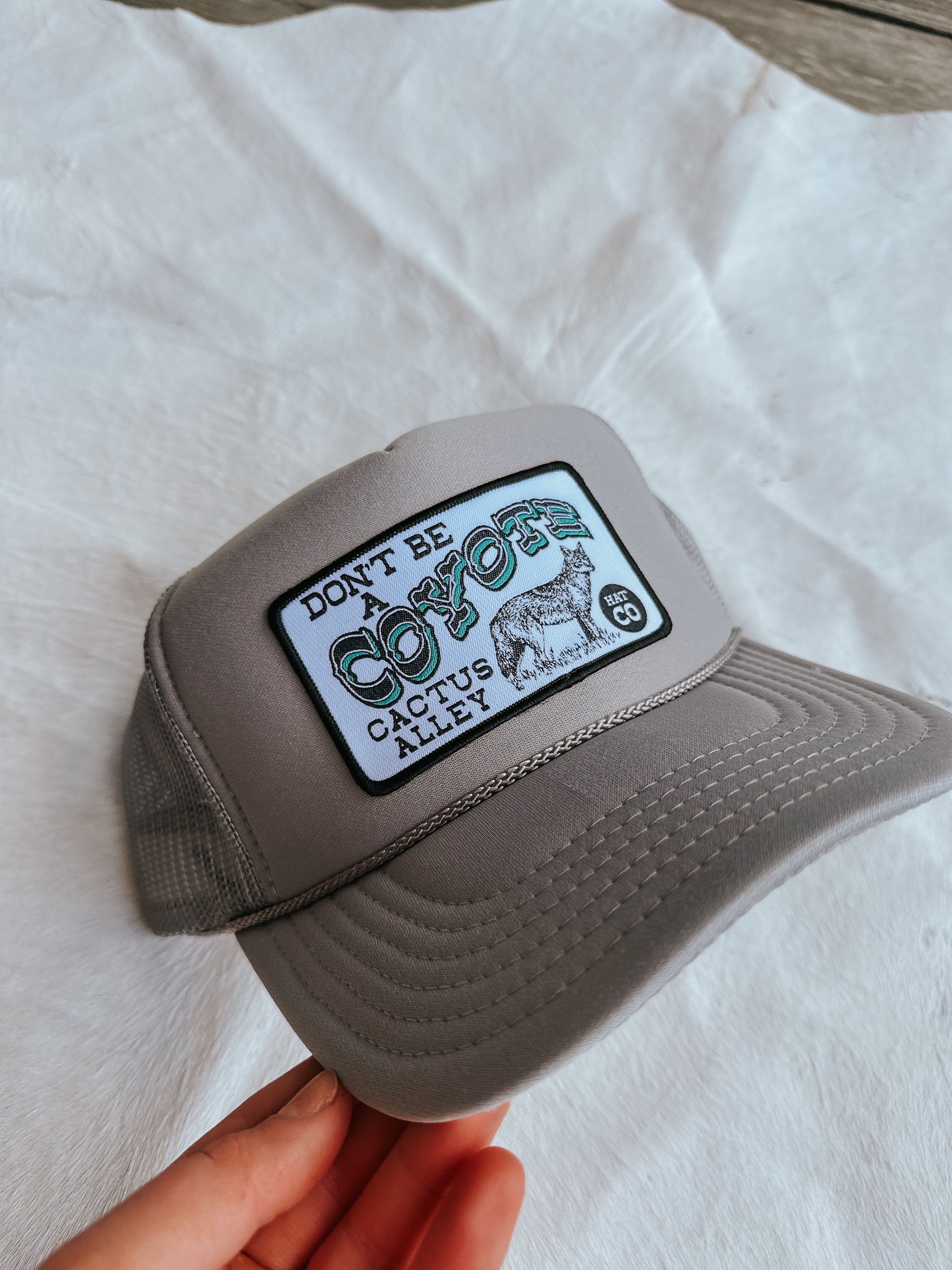 Don't Be a Coyote Cap - Cactus Alley Hat Co.