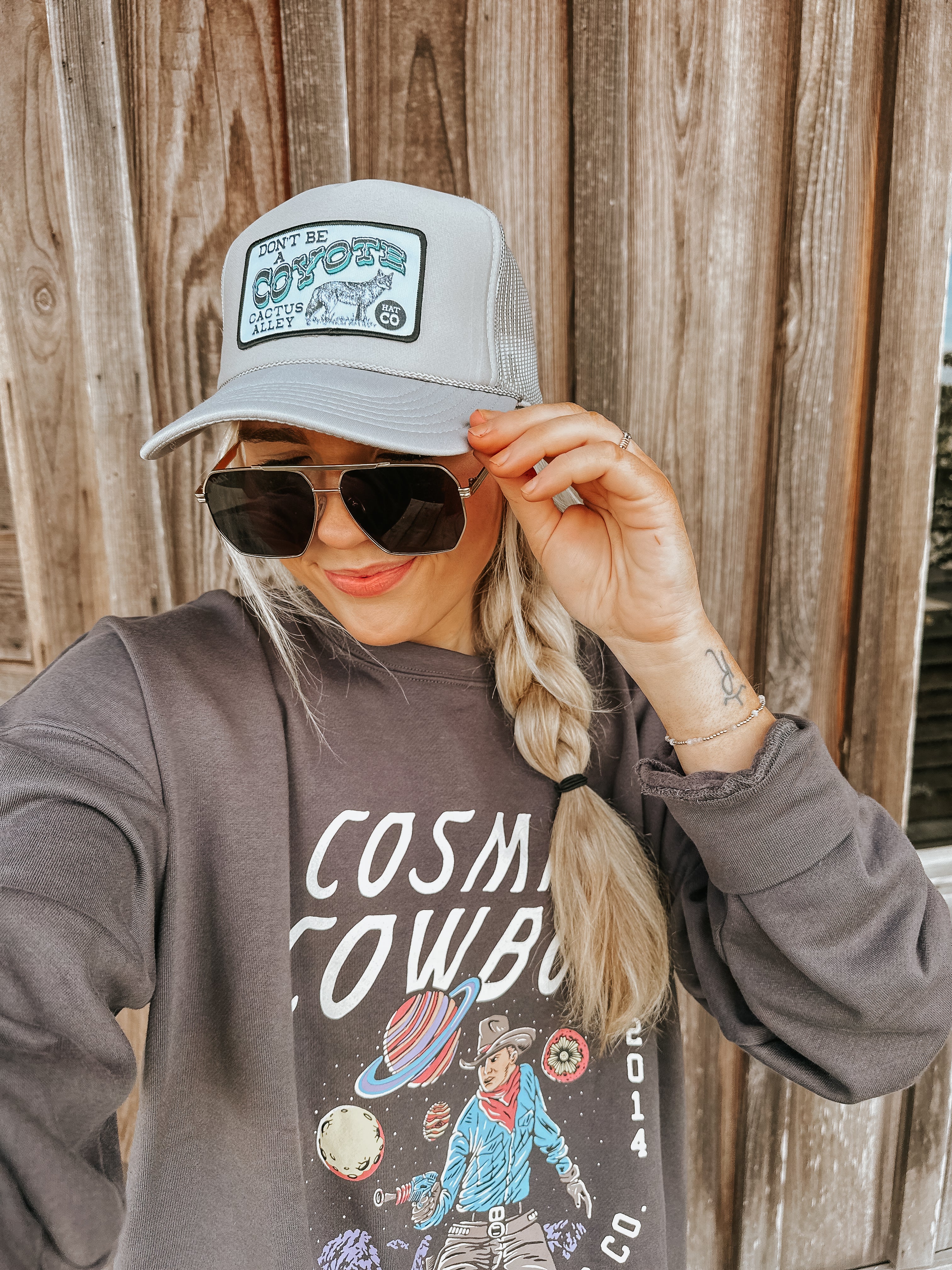 Don't Be a Coyote Cap - Cactus Alley Hat Co.