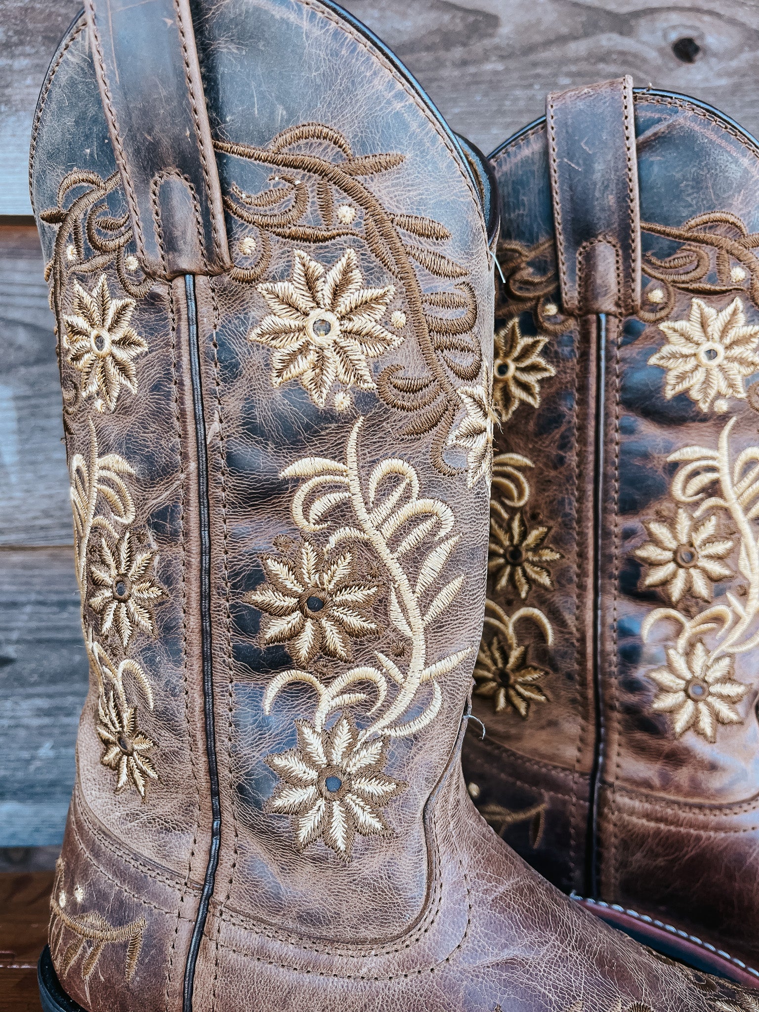 Women's Laredo by Dan Post Secret Garden Floral Embroidered Western Boot