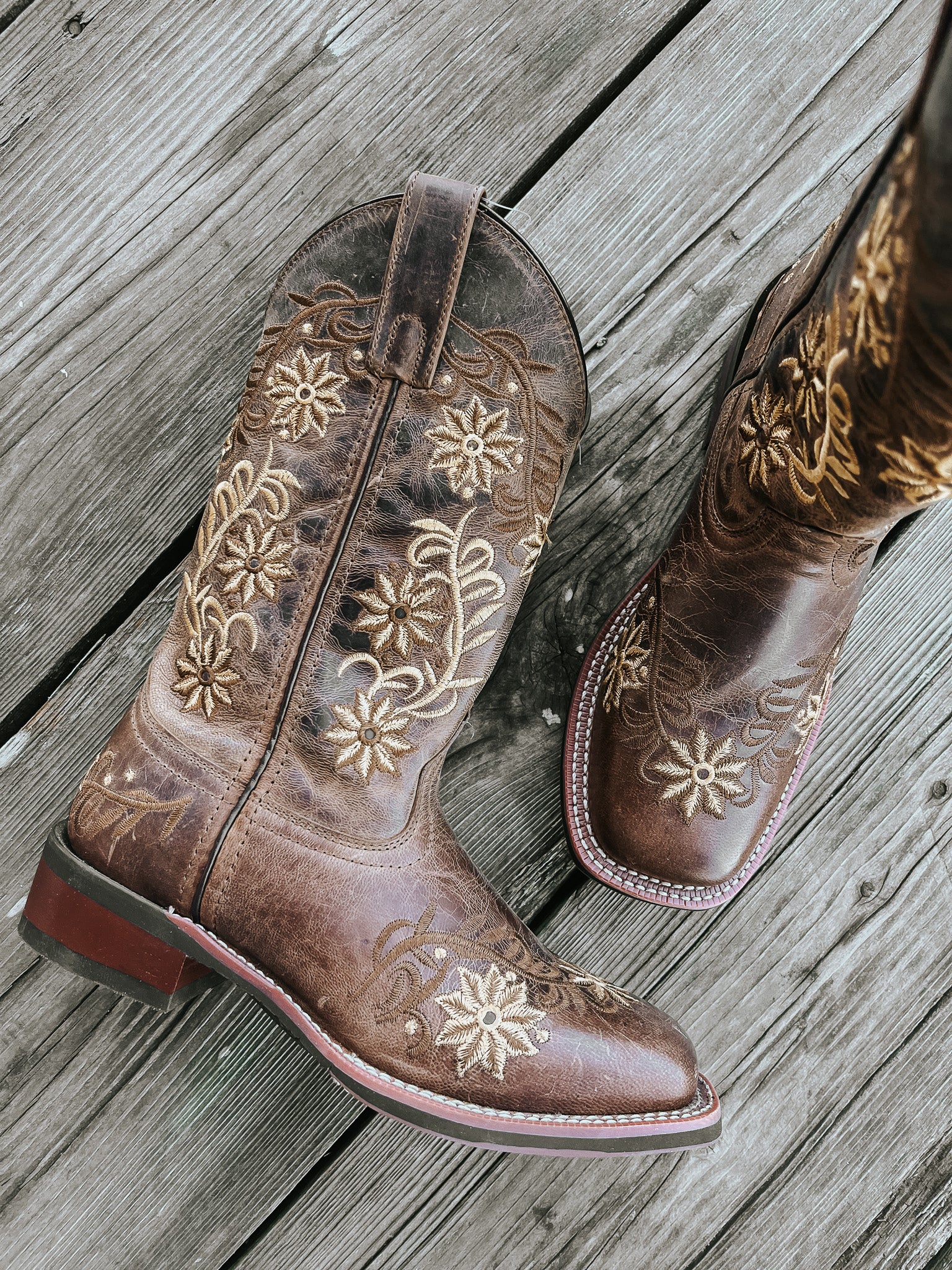 Women's Laredo by Dan Post Secret Garden Floral Embroidered Western Boot