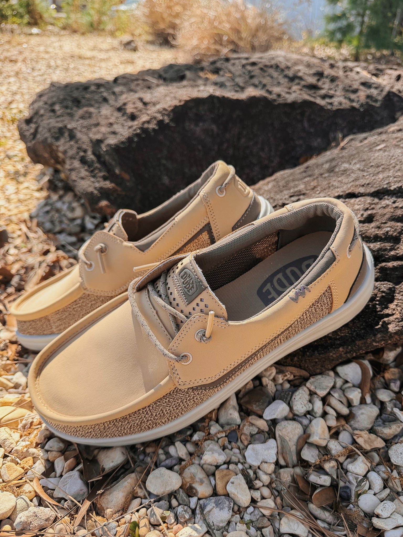 Hey Dude Men's Welsh Grip Classic Mesh in Incense/Morel Brown