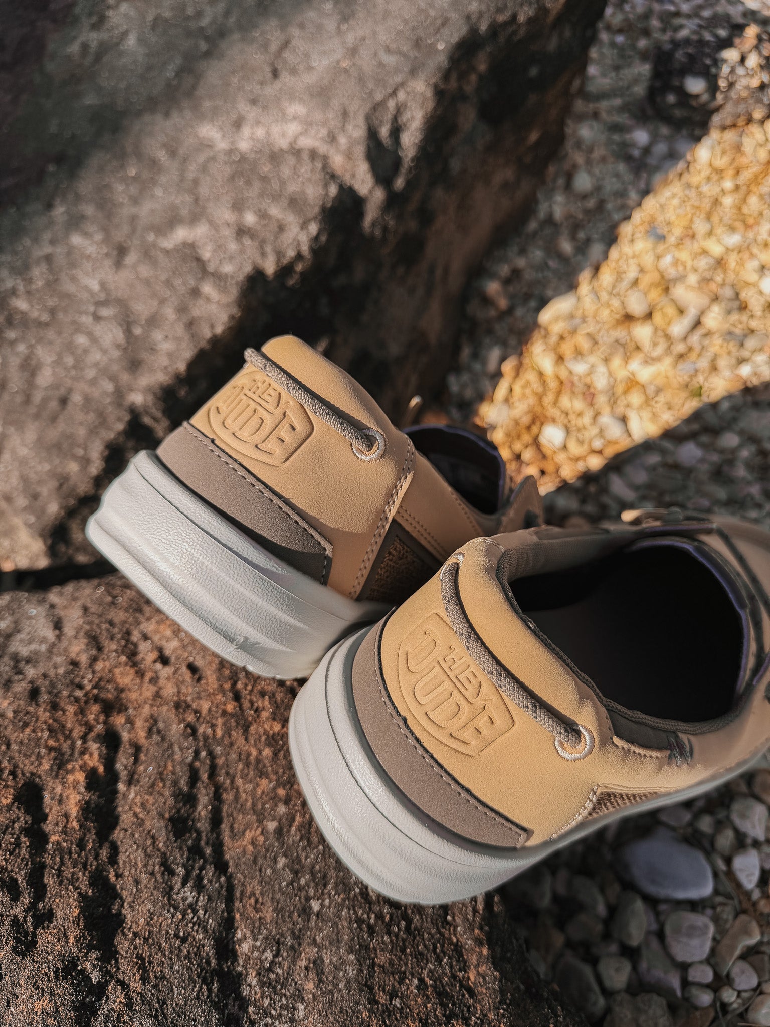 Hey Dude Men's Welsh Grip Classic Mesh in Incense/Morel Brown