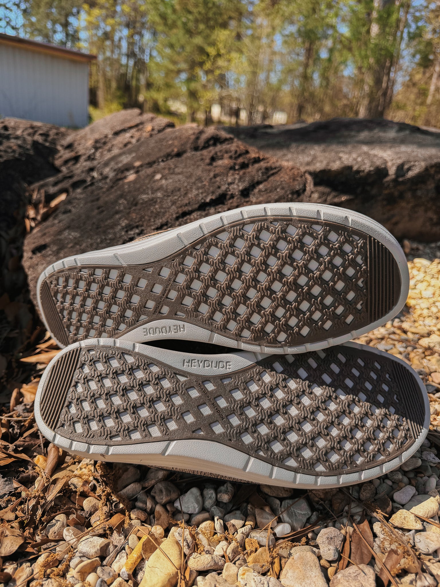 Hey Dude Men's Welsh Grip Classic Mesh in Incense/Morel Brown