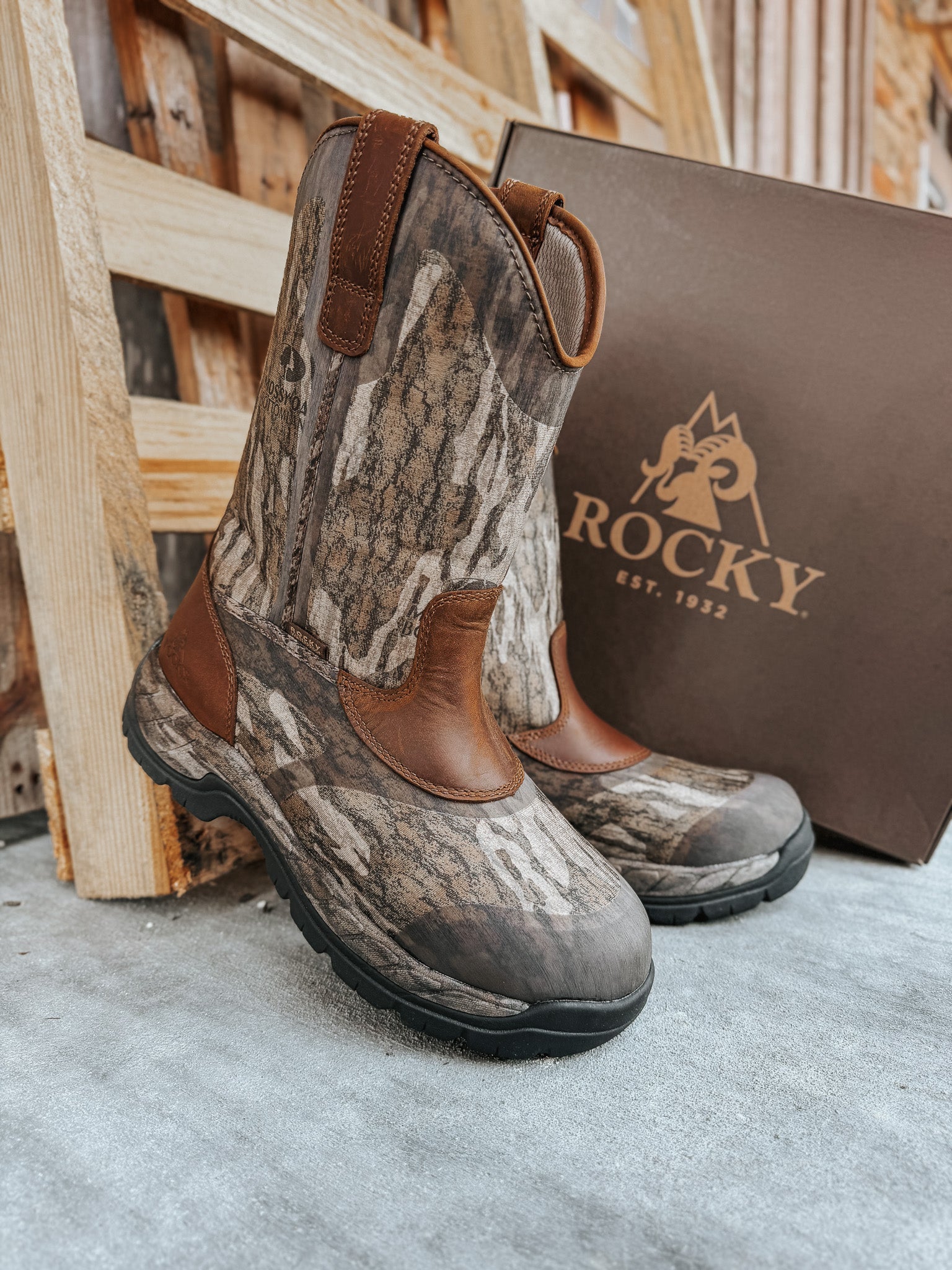 Men's Rocky Big Cypress Waterproof Hunting Boots