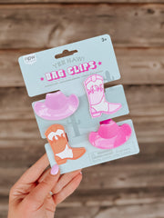 Yee Haw Bag Clips- 4 Pack