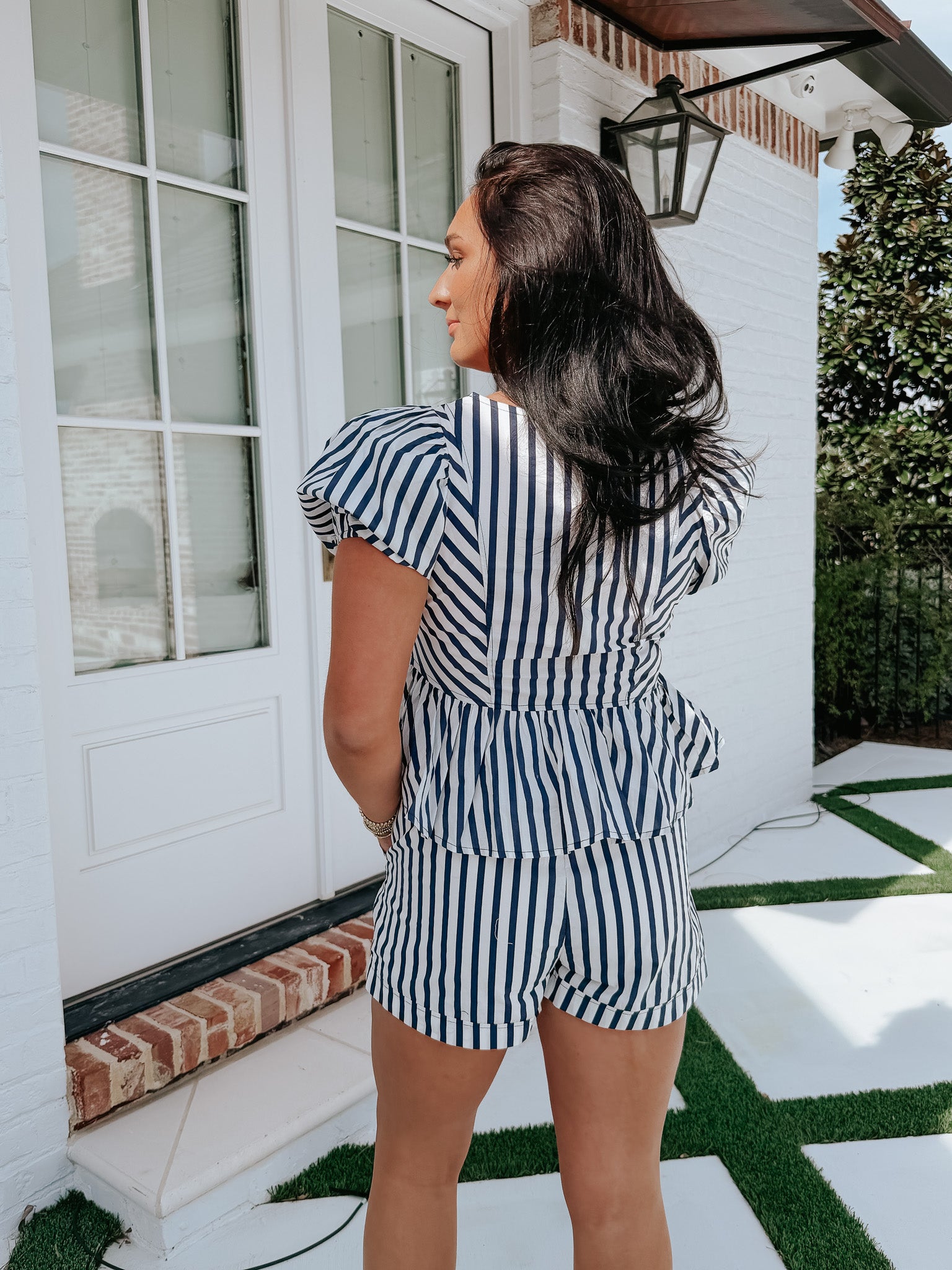 Yacht Party Top in Navy