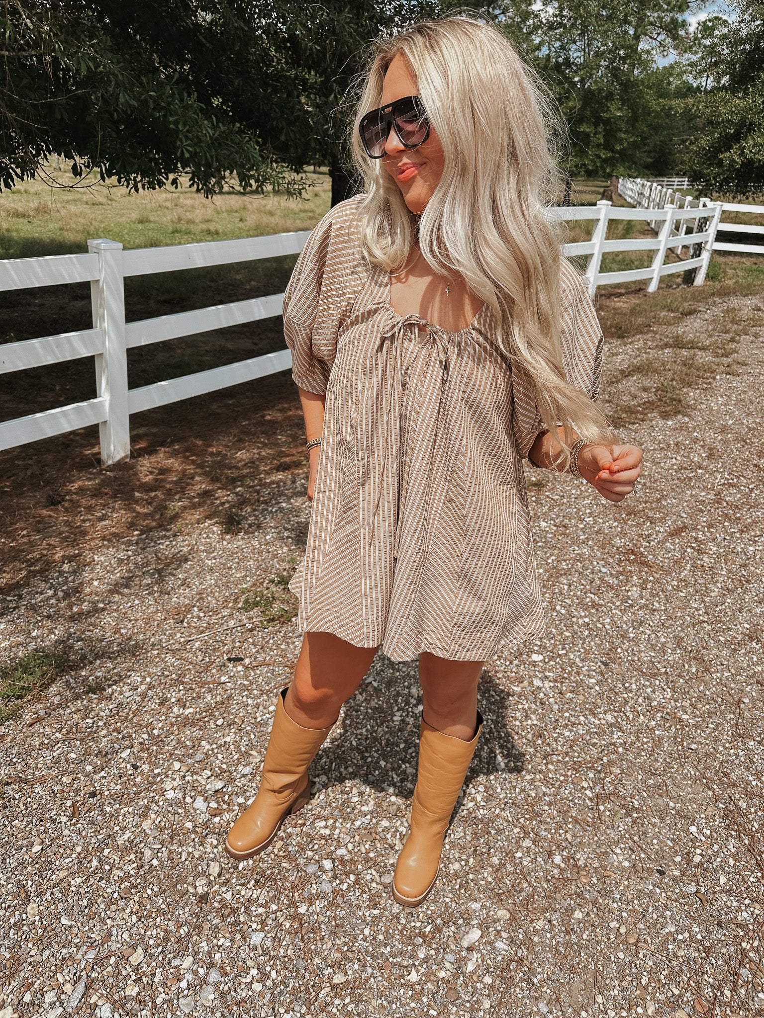 Classic Charm Taupe Romper