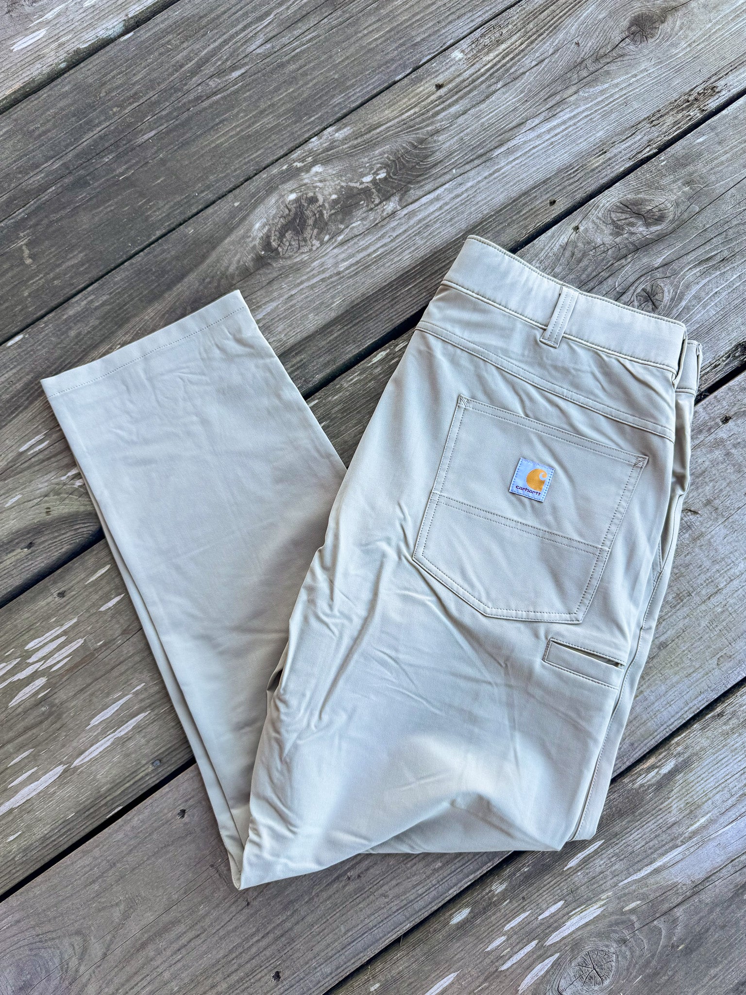 Men's Carhartt Force Sun Defender Relaxed Fit Pant in Greige