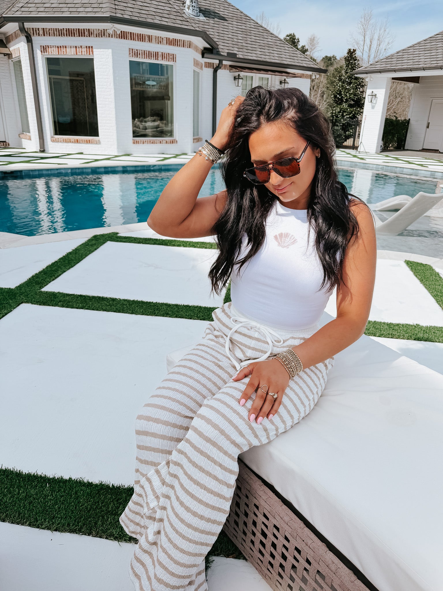 Beach House Brunch Pants in Khaki