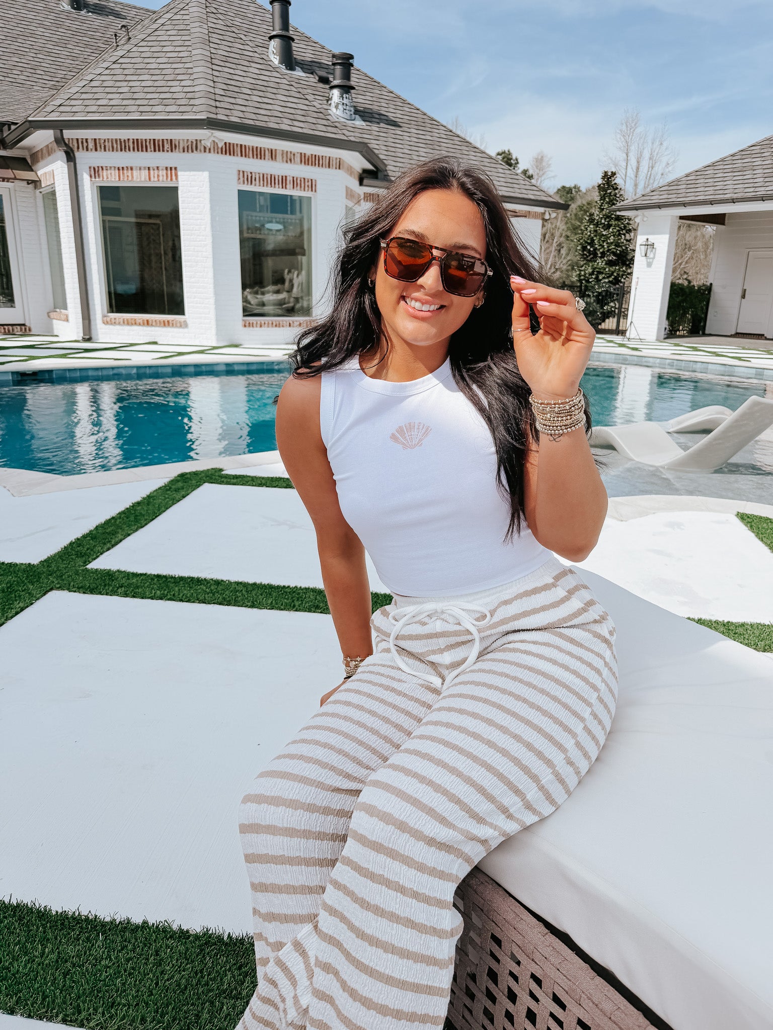 Beach House Brunch Pants in Khaki