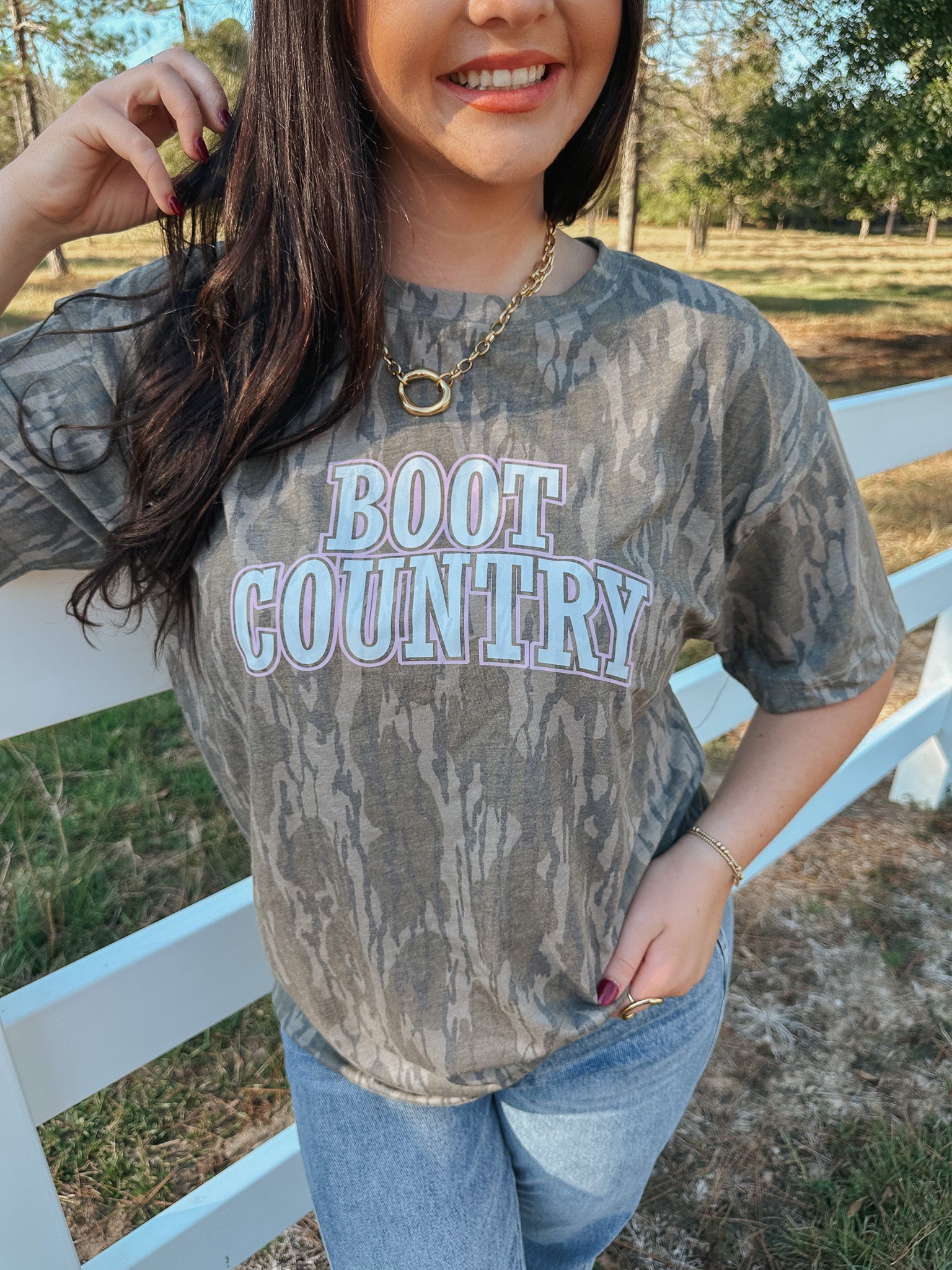 Boot Country Bottomland Camo Tee