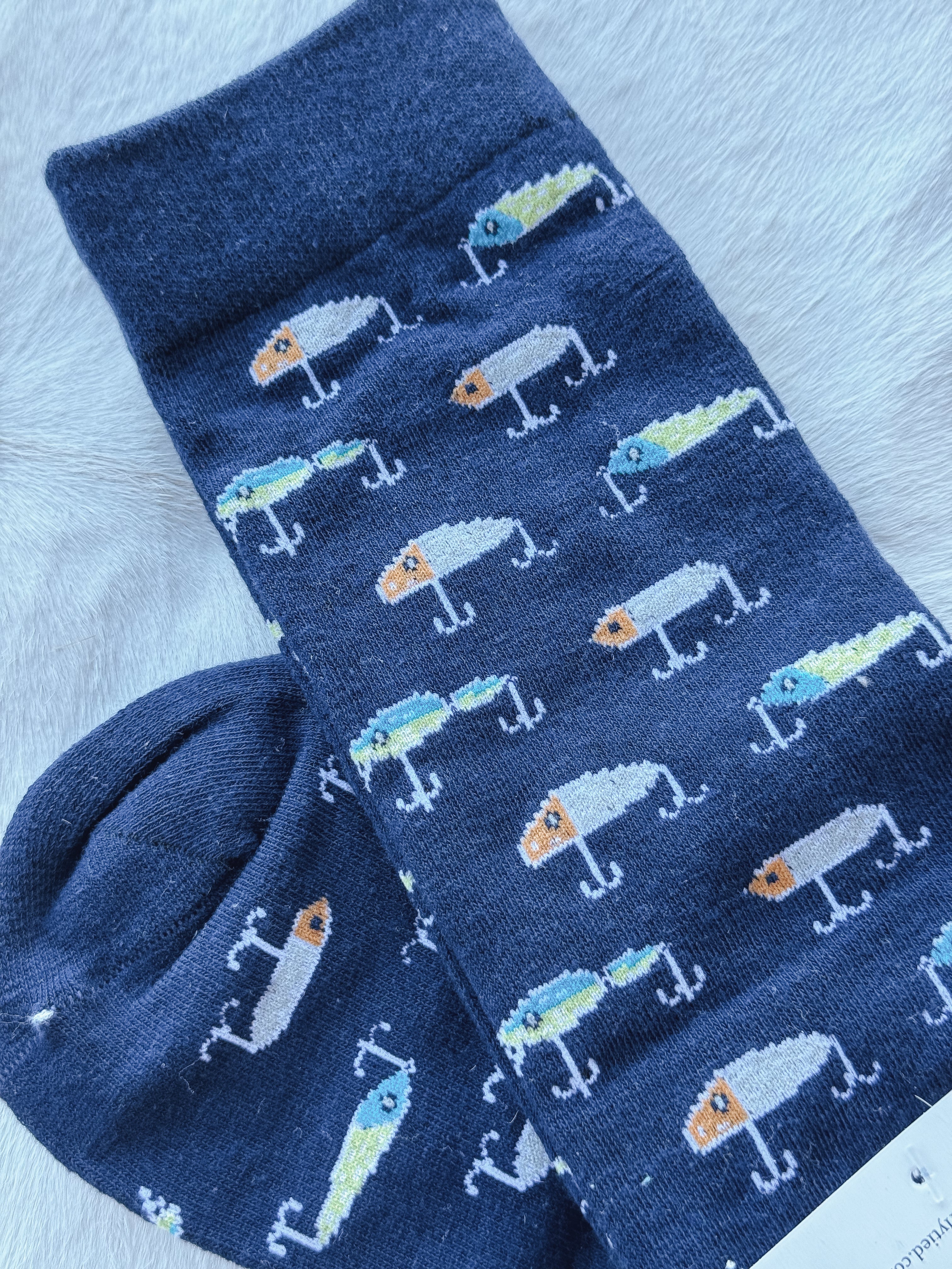 Señuelos vintage correctamente atados Calcetines