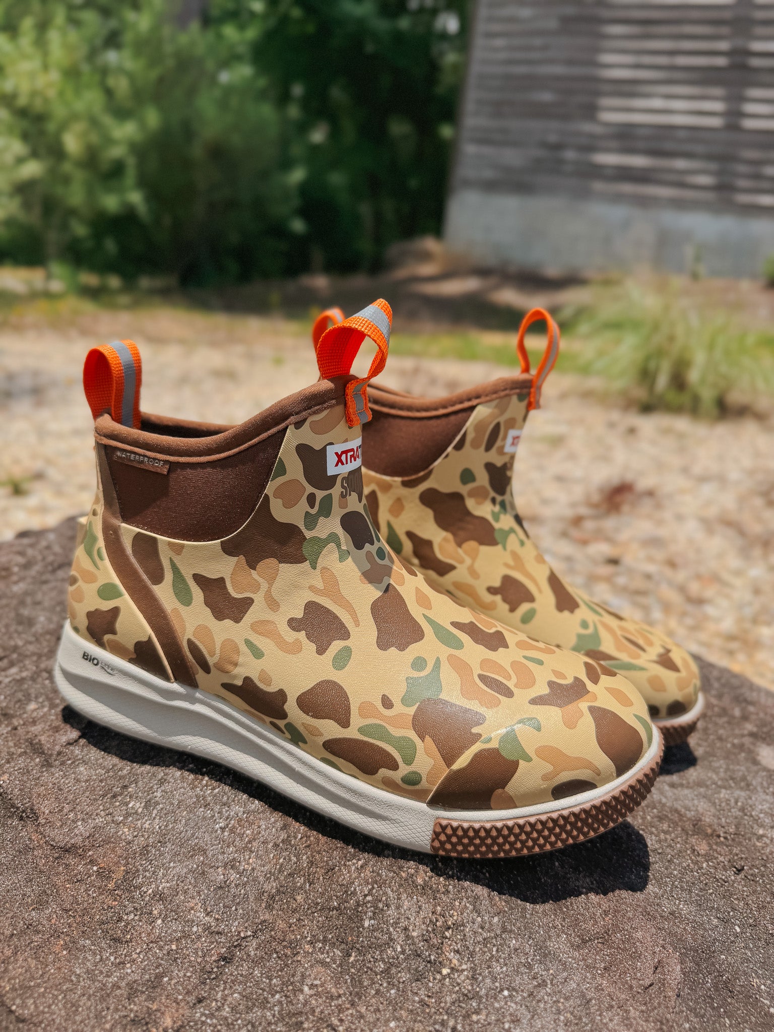Men's Xtratuf 6 in Ankle Deck Boot Sport in Duck Camo