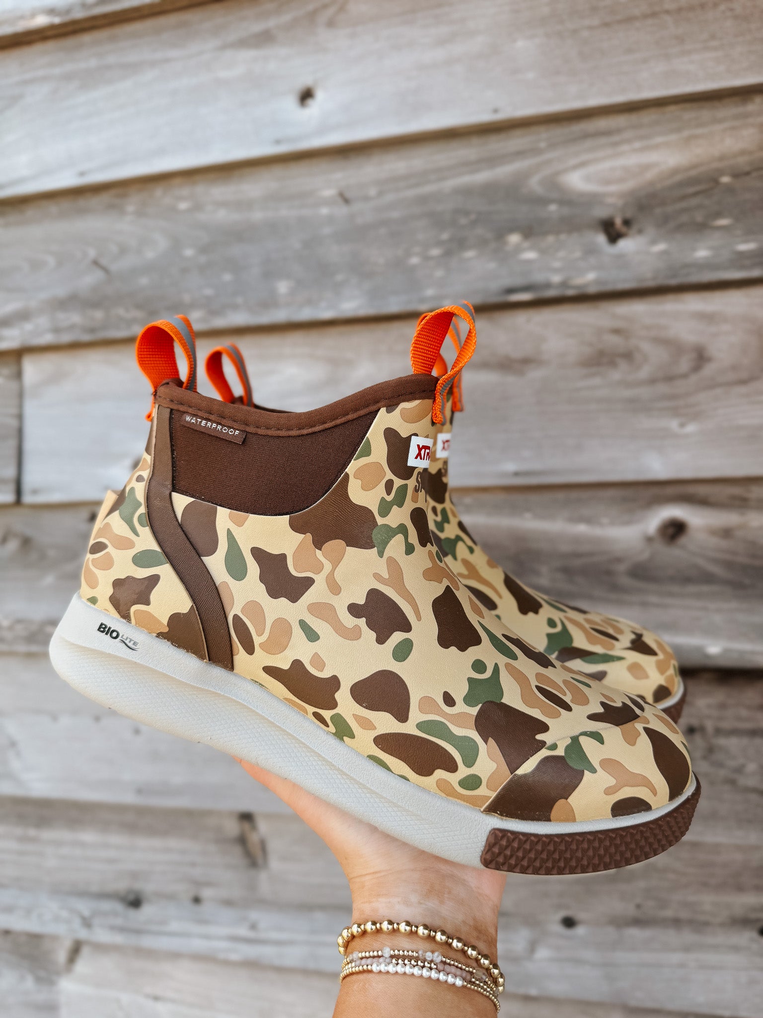 Men's Xtratuf 6 in Ankle Deck Boot Sport in Duck Camo
