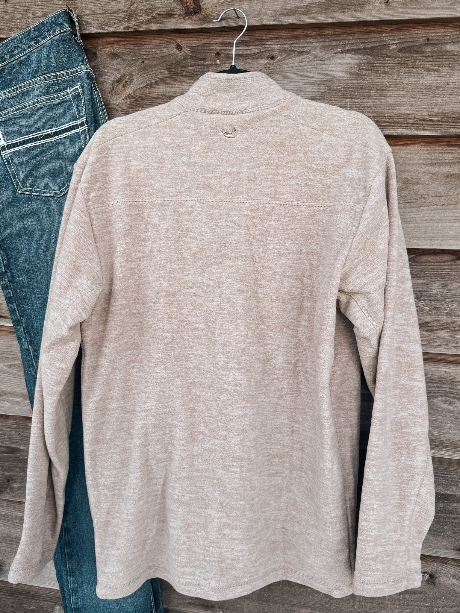 Men's Southern Marsh Maple Grove Brushed Pullover in Audubon Tan