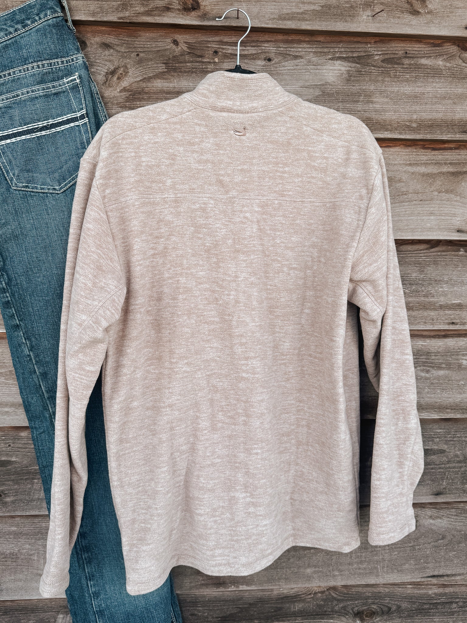 Men's Southern Marsh Maple Grove Brushed Pullover in Audubon Tan