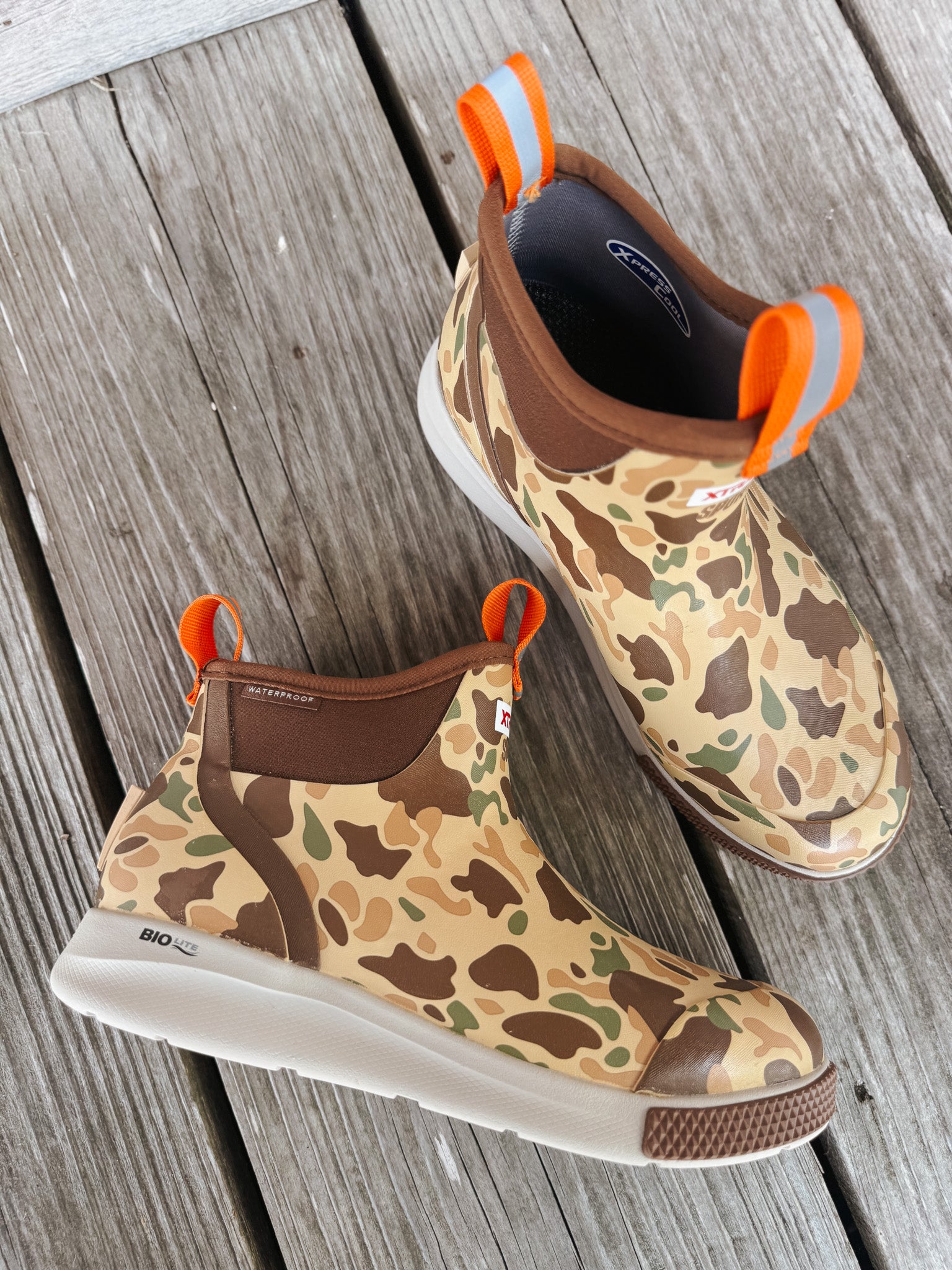 Men's Xtratuf 6 in Ankle Deck Boot Sport in Duck Camo
