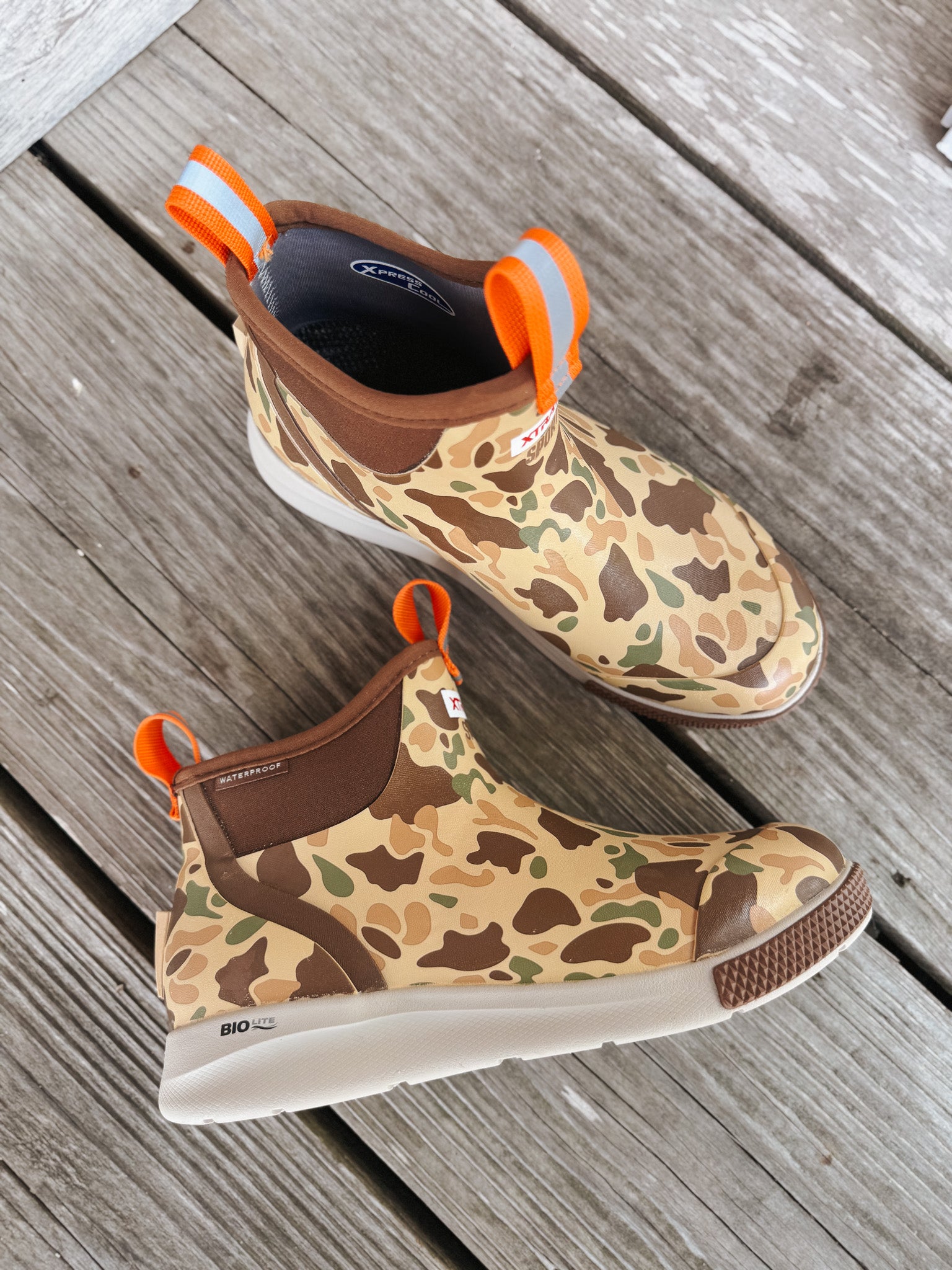 Men's Xtratuf 6 in Ankle Deck Boot Sport in Duck Camo