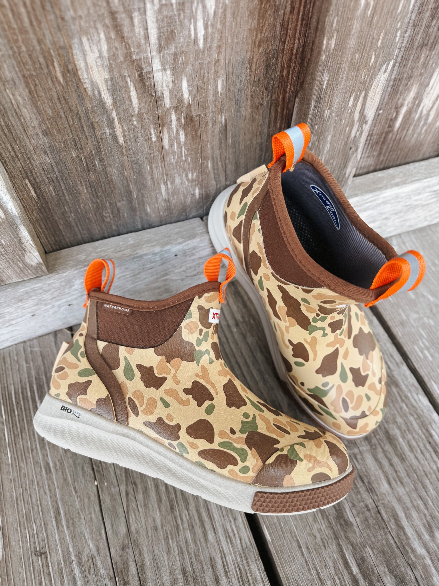 Men's Xtratuf 6 in Ankle Deck Boot Sport in Duck Camo