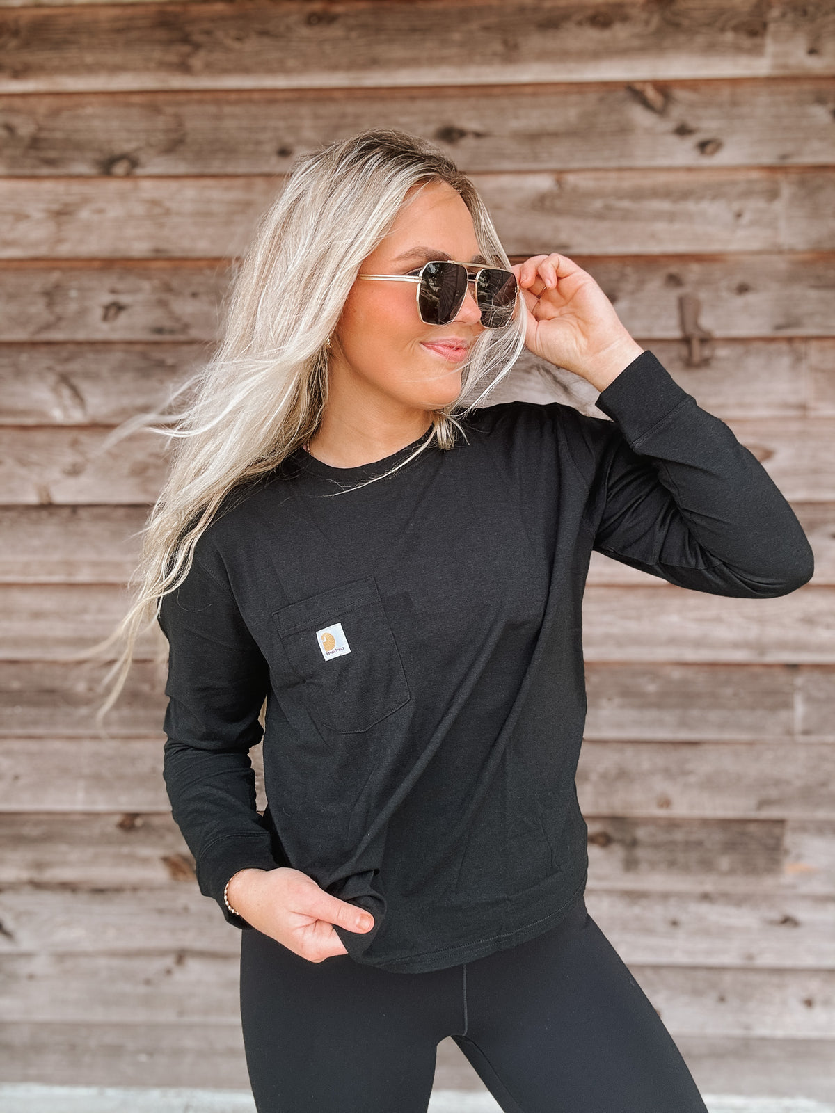 Carhartt | Women's TENCEL Loose Fit T-Shirt in Black