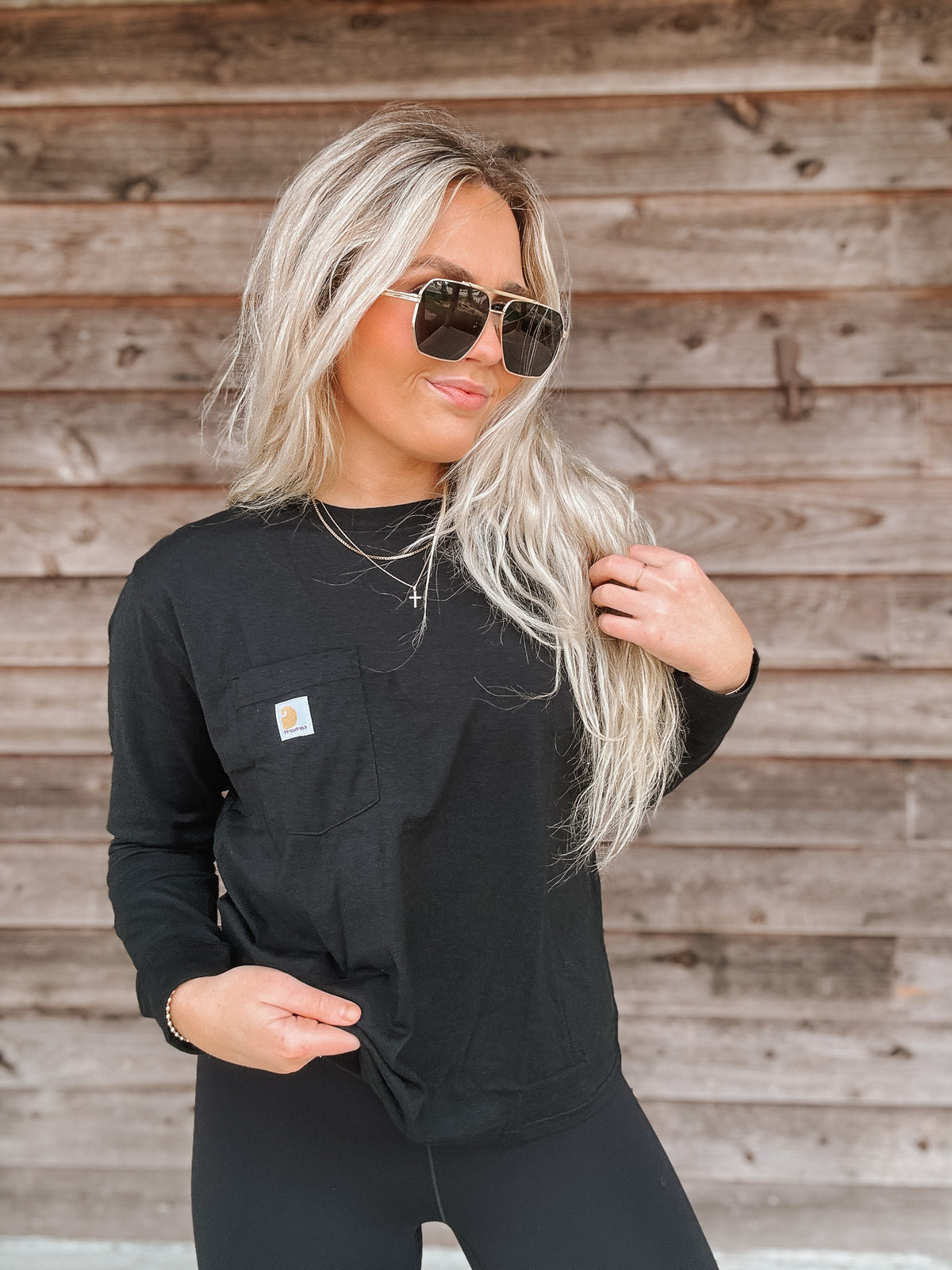 Carhartt | Women's TENCEL Loose Fit T-Shirt in Black