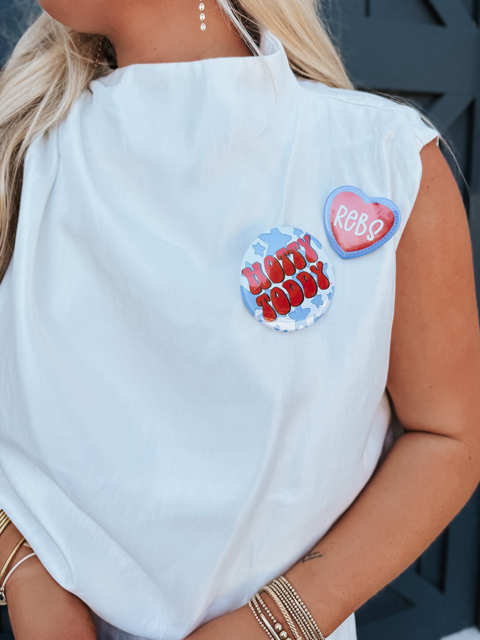 In Good Company Top in White