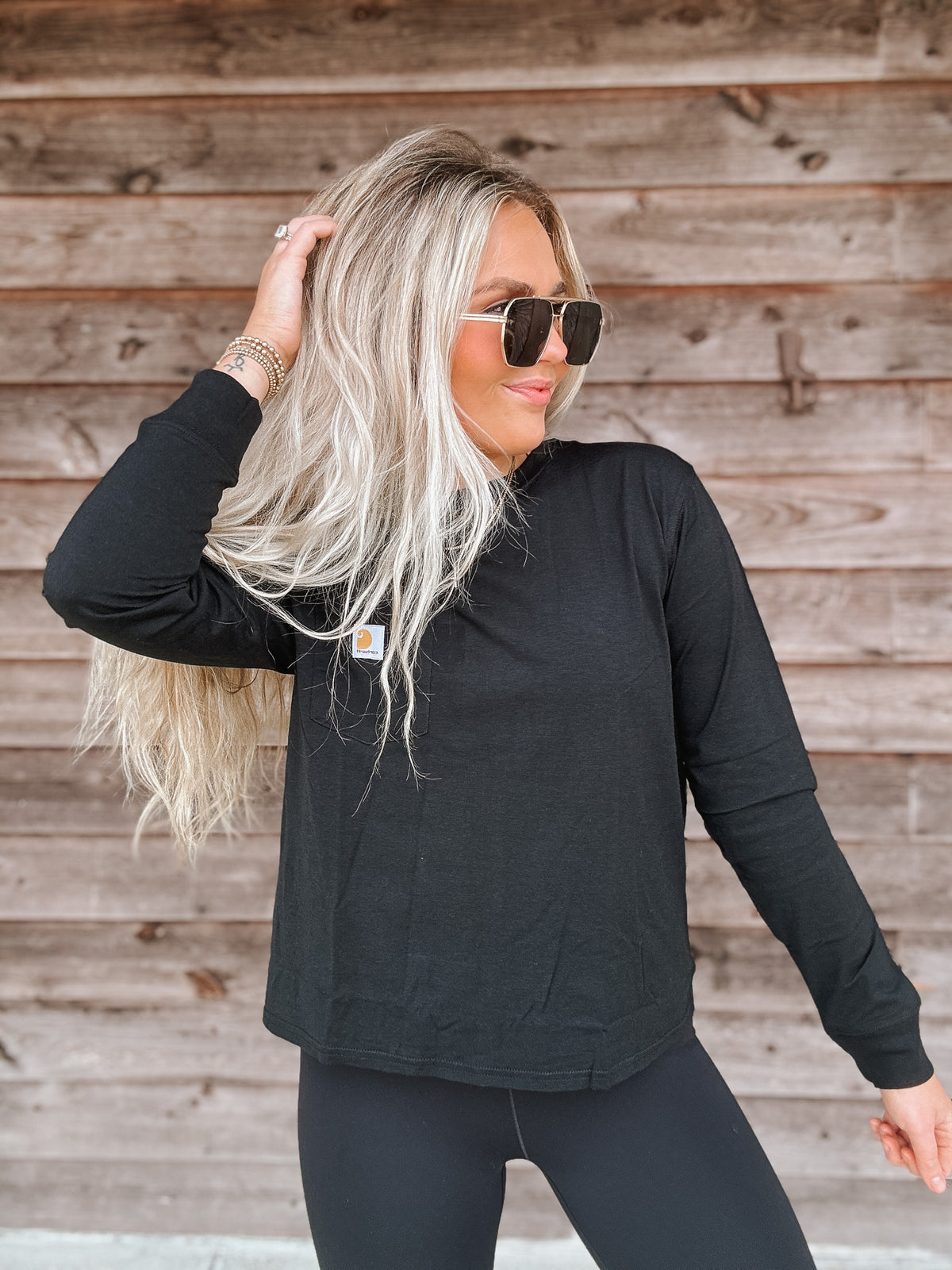 Carhartt | Women's TENCEL Loose Fit T-Shirt in Black