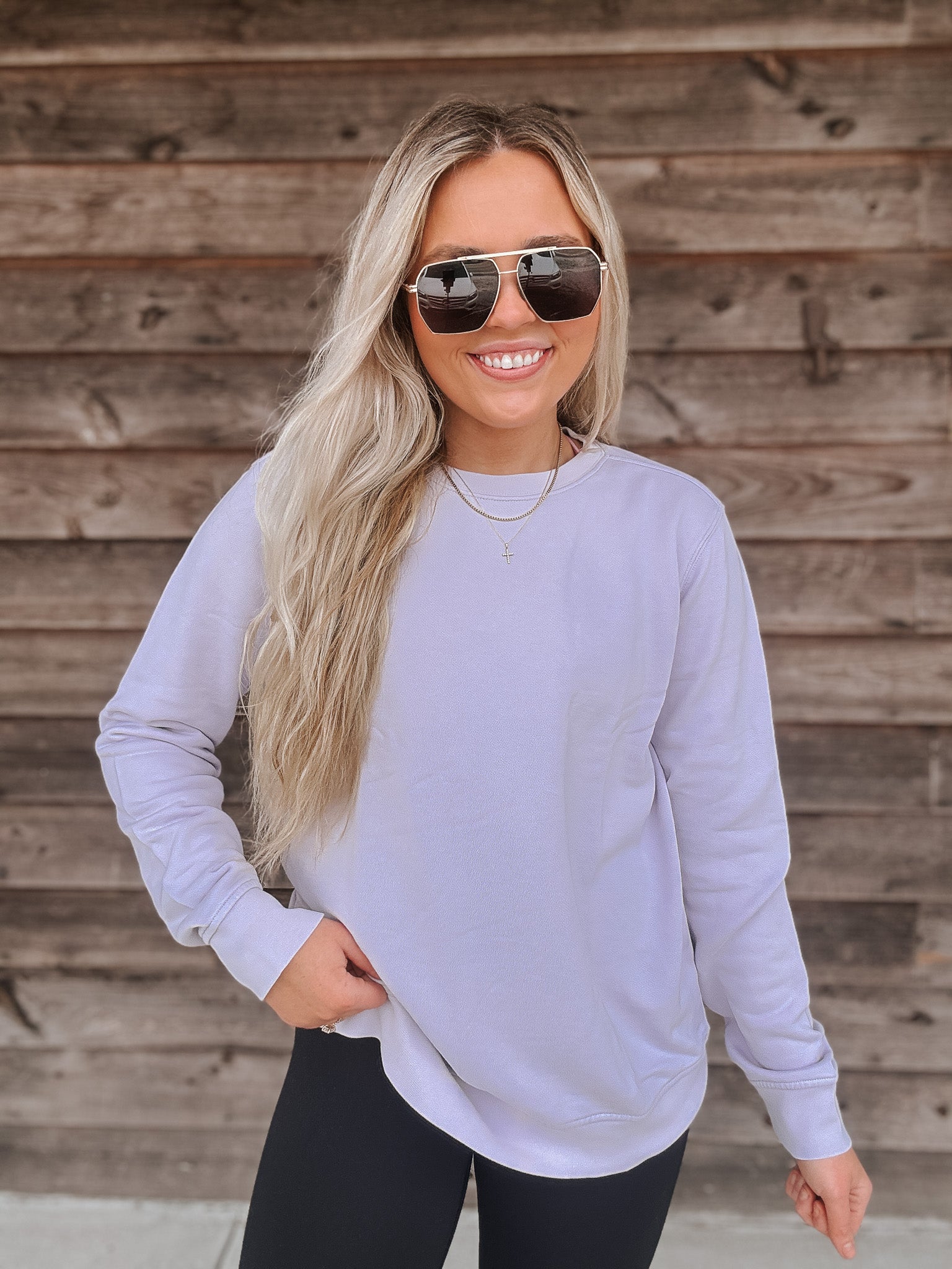 Women's Carhartt TENCEL Relaxed Fit Sweatshirt in Mica