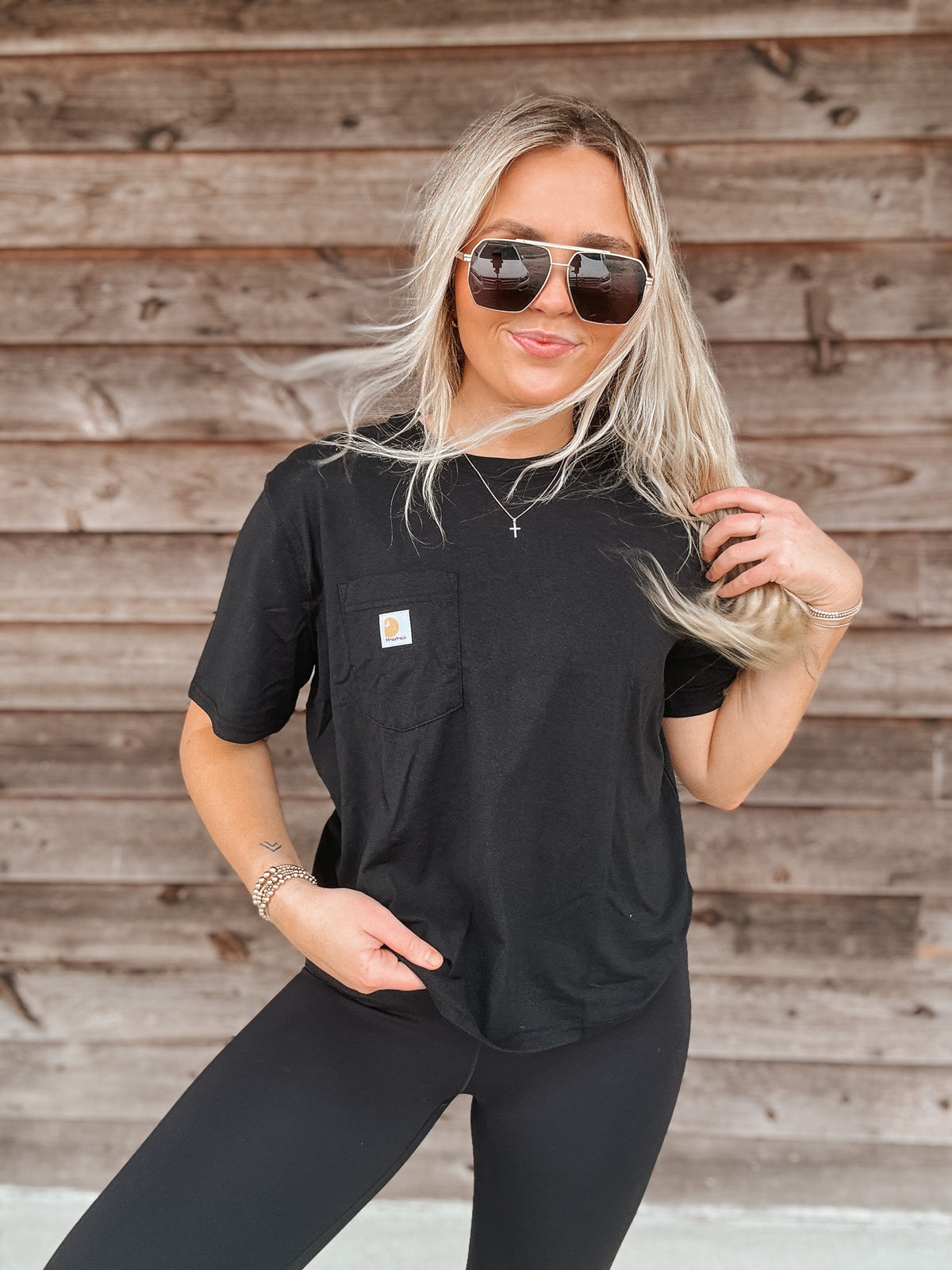 Carhartt | Women's TENCEL Fiber Series Loose Fit Crewneck Tee - Black