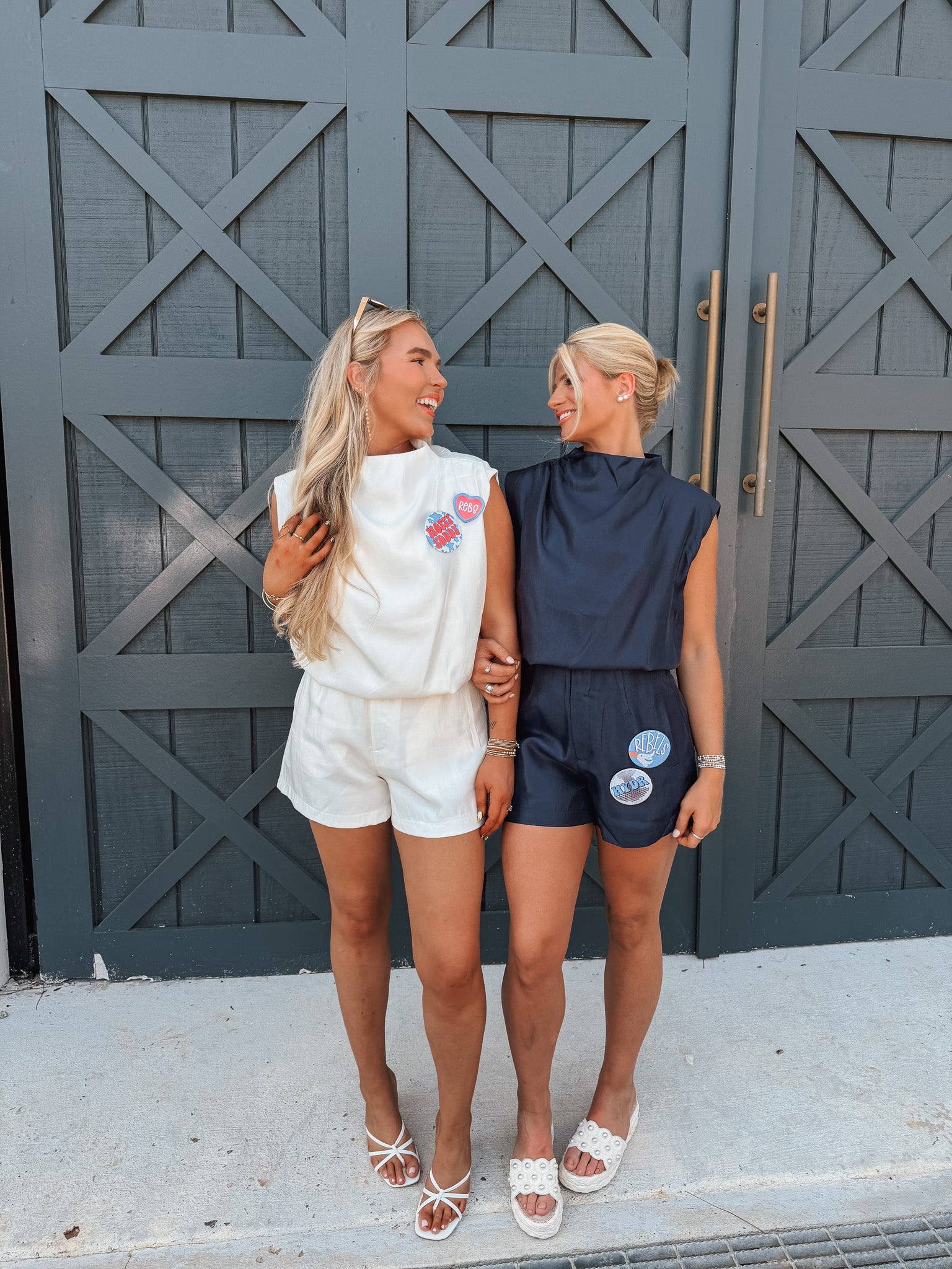 In Good Company Shorts in White