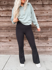 Local Girl Flare Leggings in Black