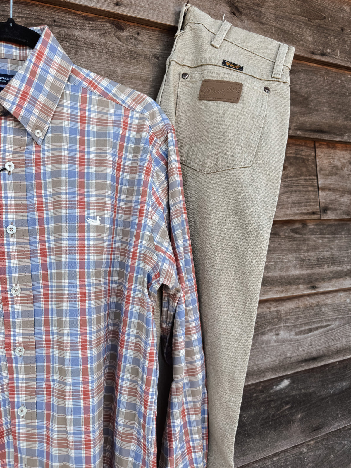 Southern Marsh | Franklin Plaid Performance Dress Shirt