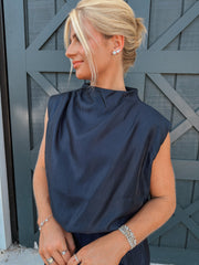 In Good Company Top in Navy