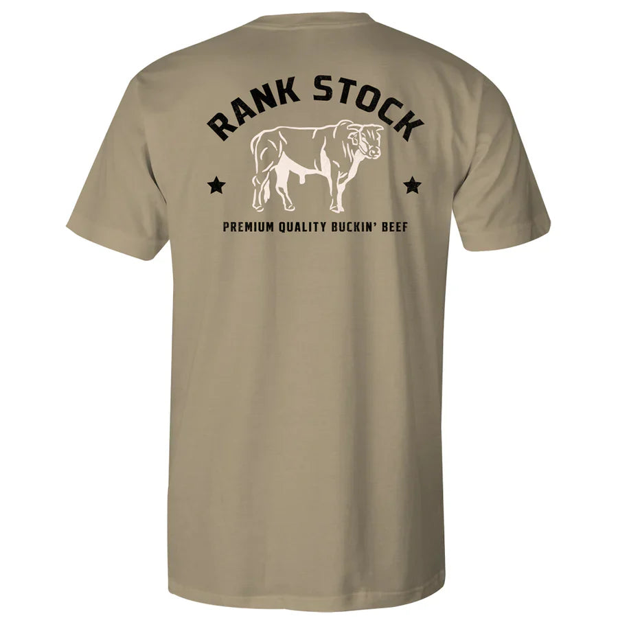 Men's Hooey Rank Stock T-Shirt in Tan