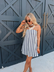 Between the Lines Mini Dress
