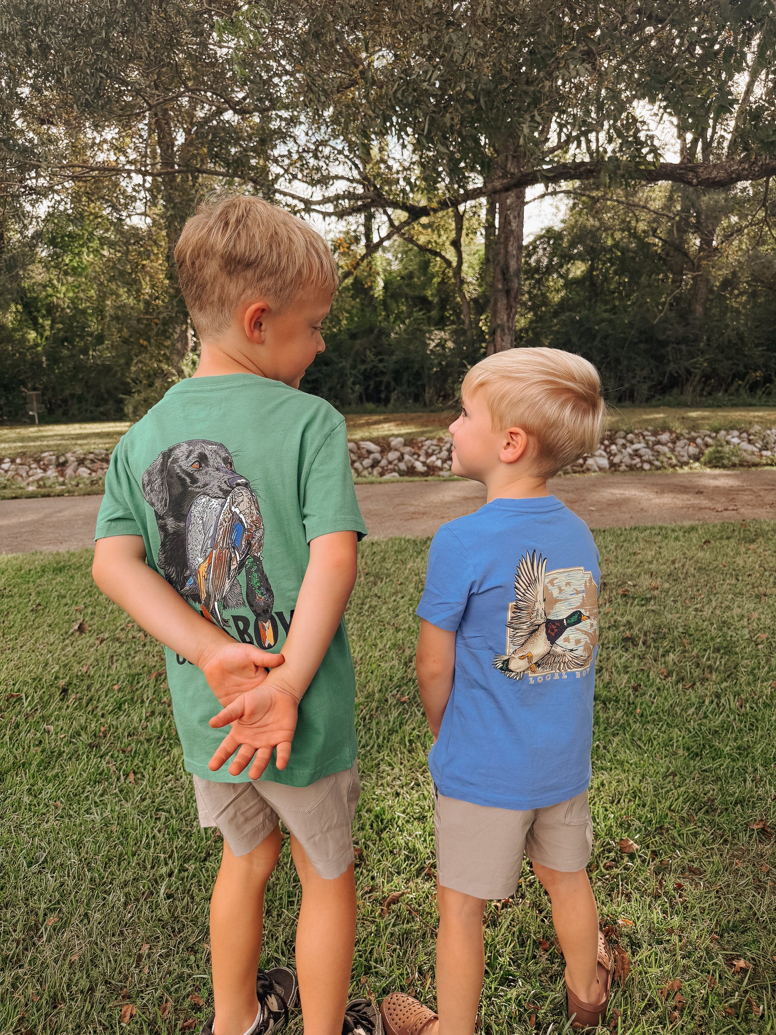 Youth Local Boy Feathered Fetch T-Shirt