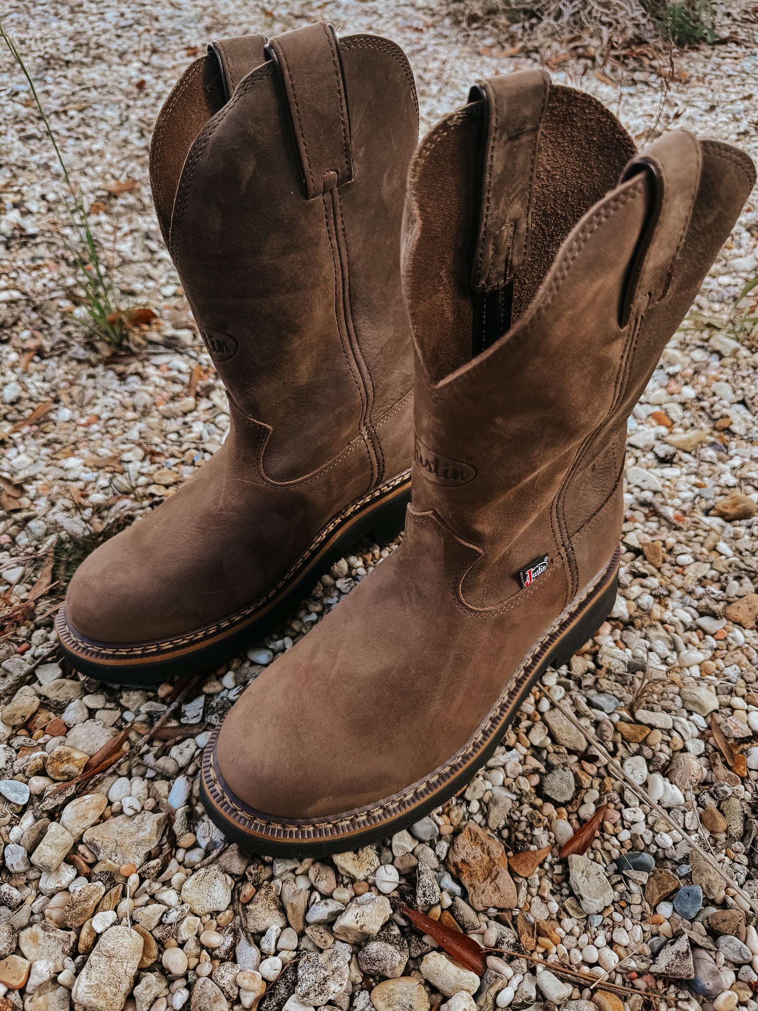 Men's Justin Carbide 11" Pull-On Work Boots