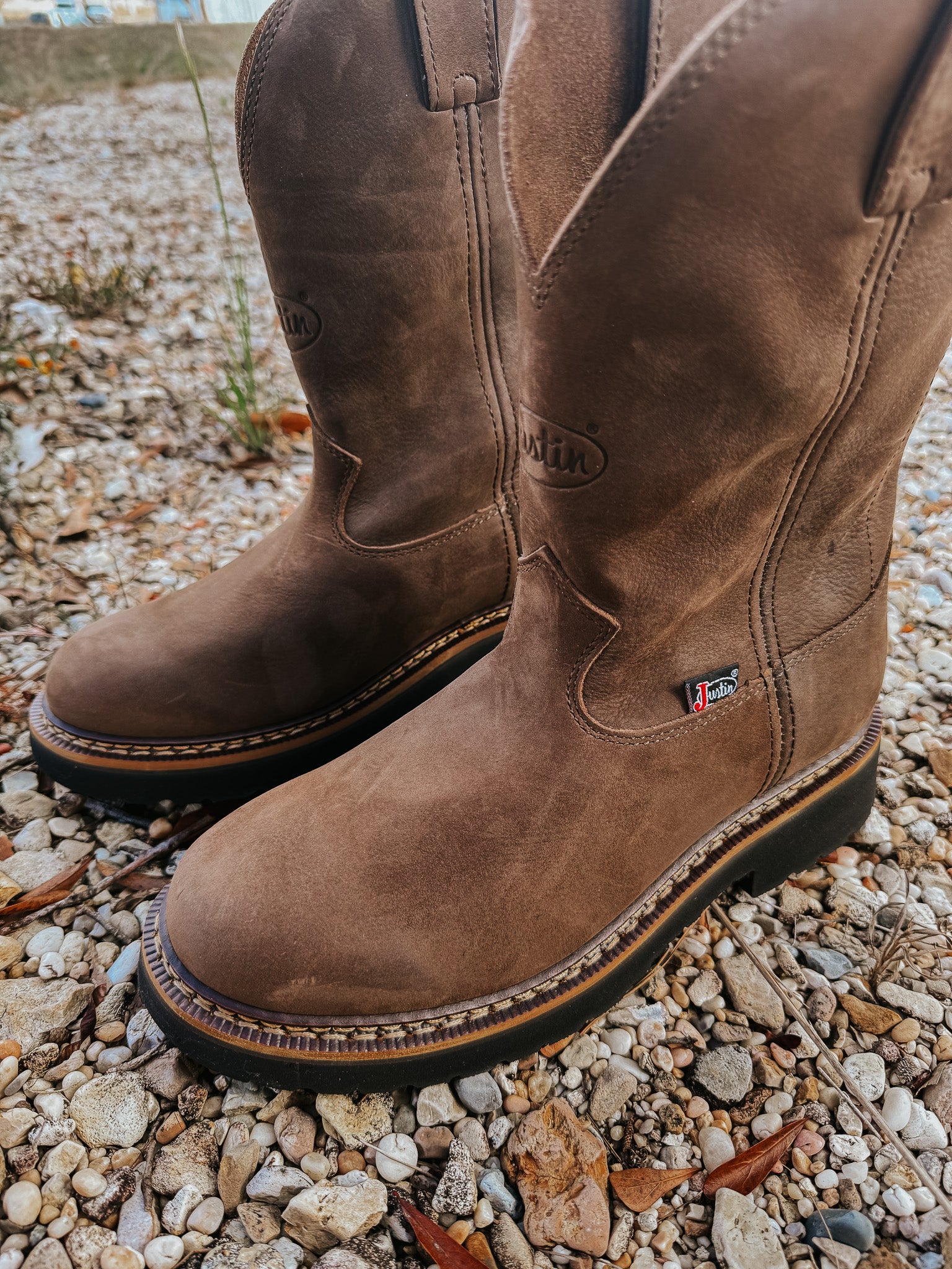 Men's Justin Carbide 11" Pull-On Work Boots