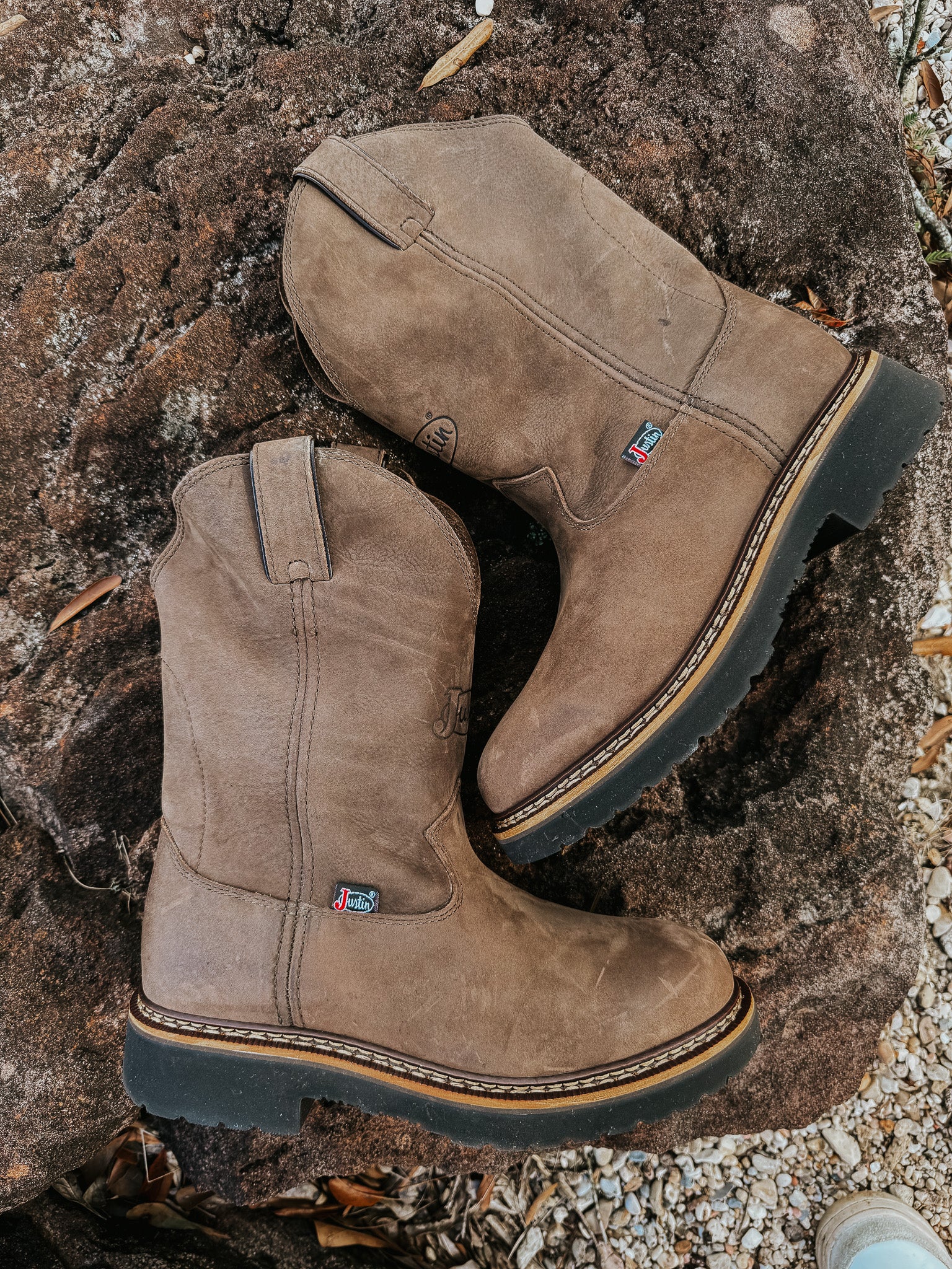 Men's Justin Carbide 11" Pull-On Work Boots