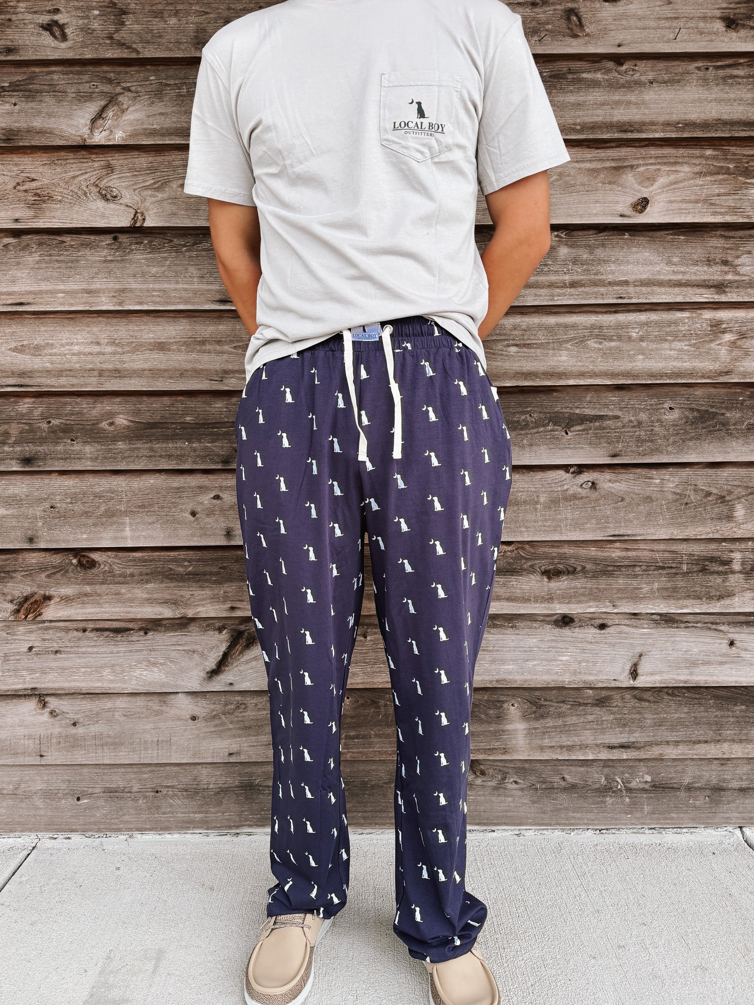 Men's Local Boy Dog & Moon Pajama Pant