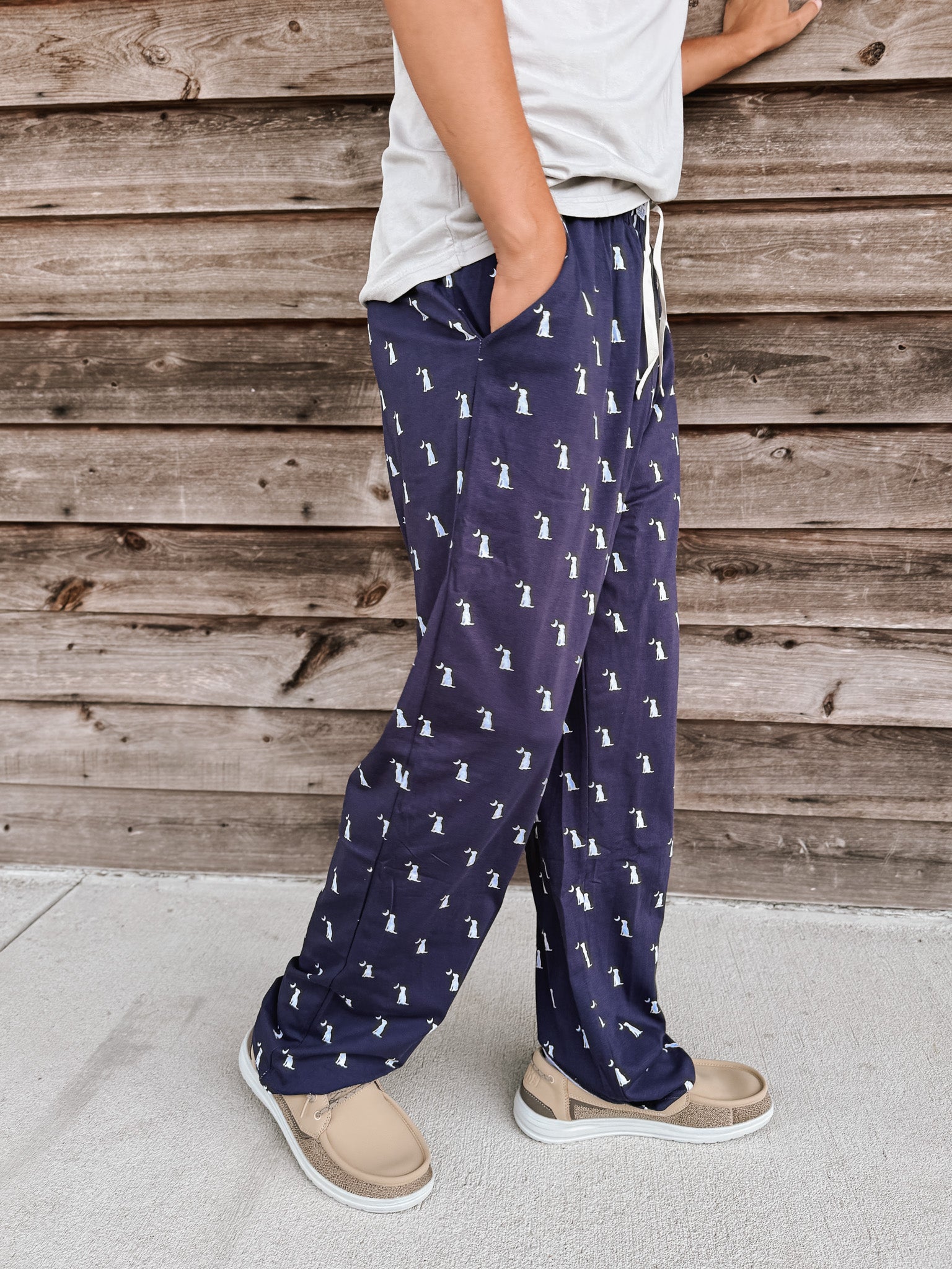 Men's Local Boy Dog & Moon Pajama Pant