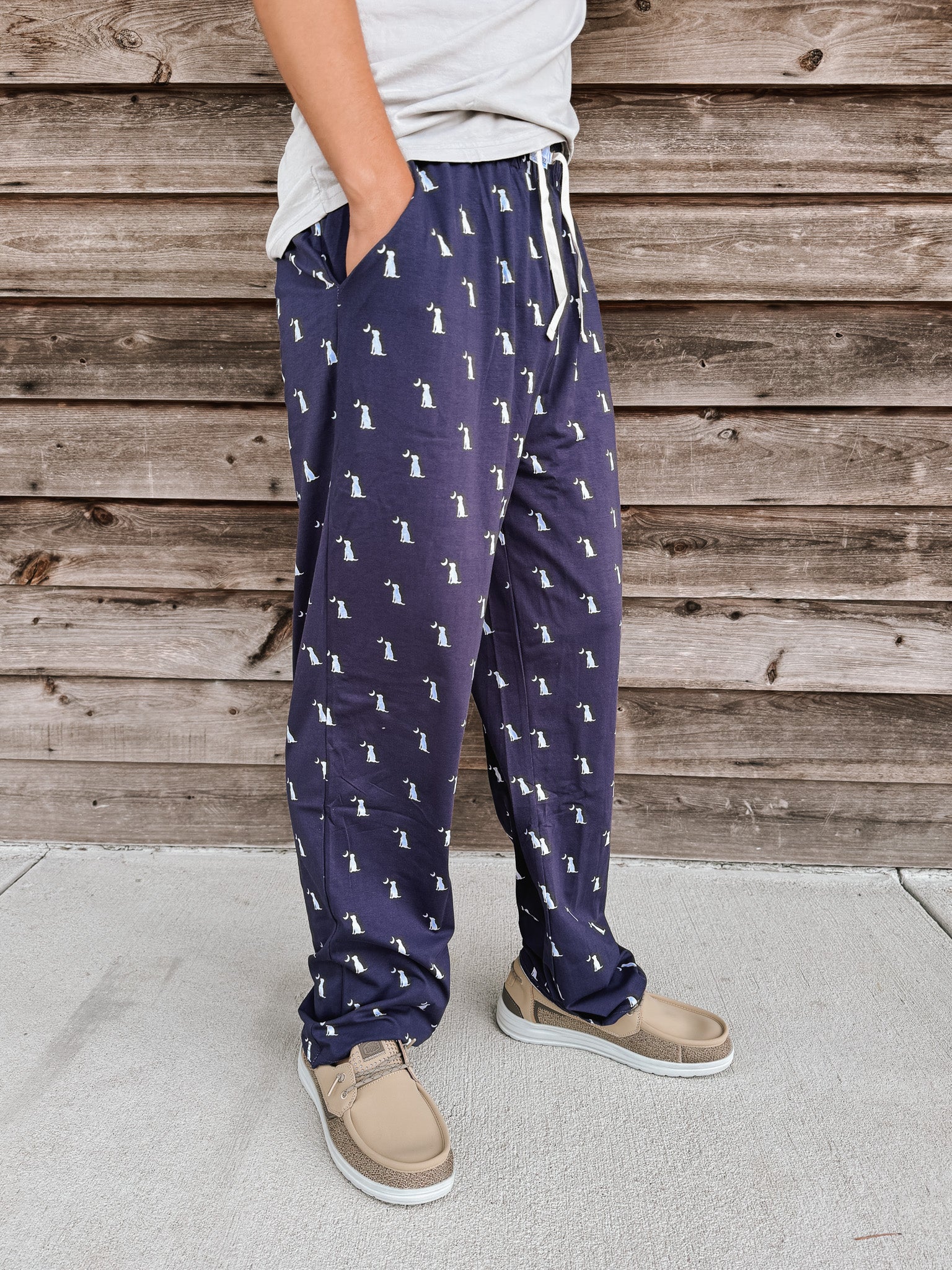 Men's Local Boy Dog & Moon Pajama Pant