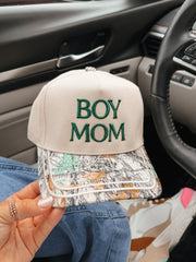 Boy Mom Camo Trucker Hat