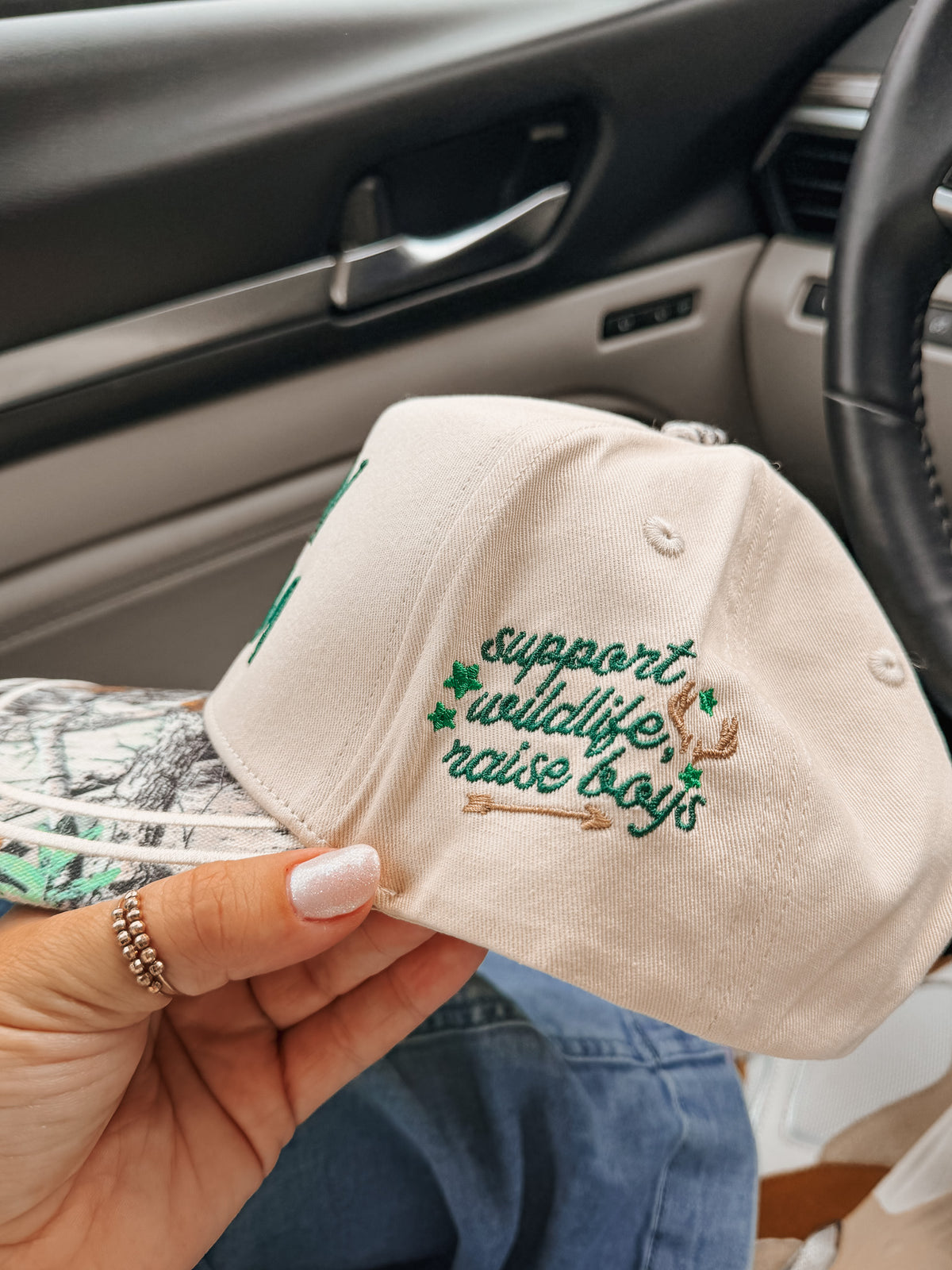 Boy Mom Camo Trucker Hat