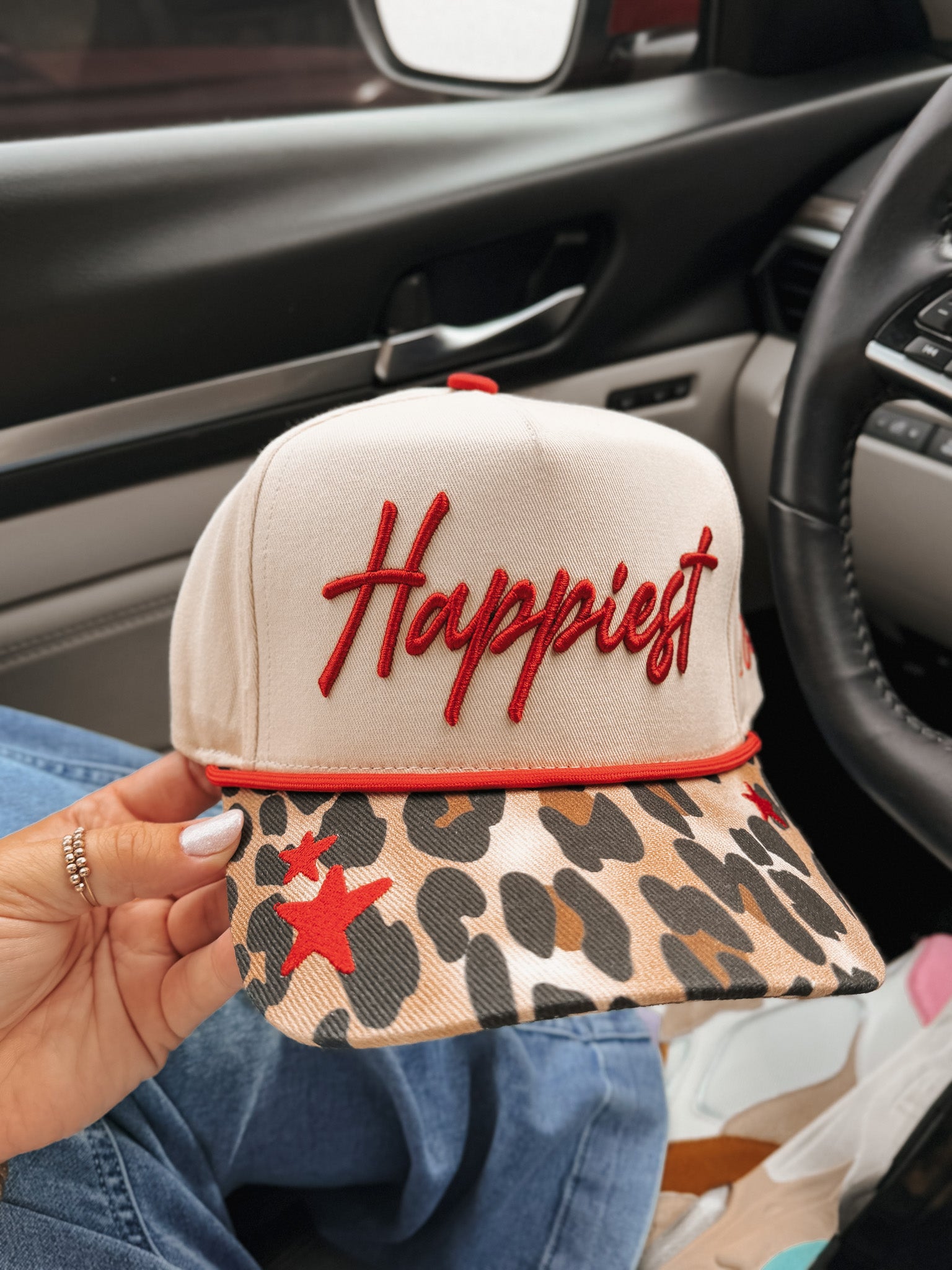 Happiest Leopard Red Hat