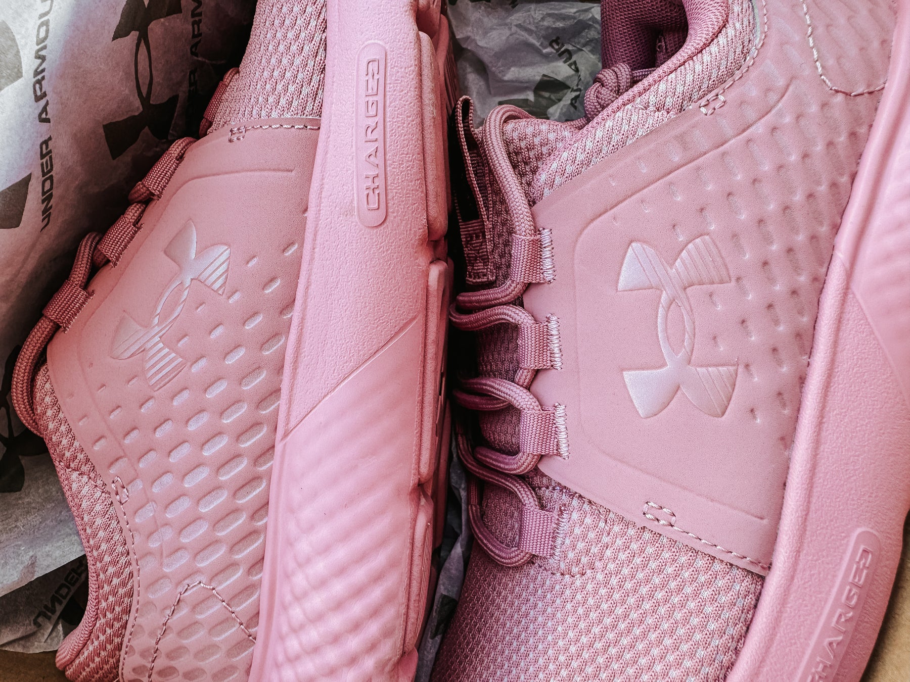Women's Under Armour Charged Decoy Running Shoes - Pink Elixir – Boot  Country